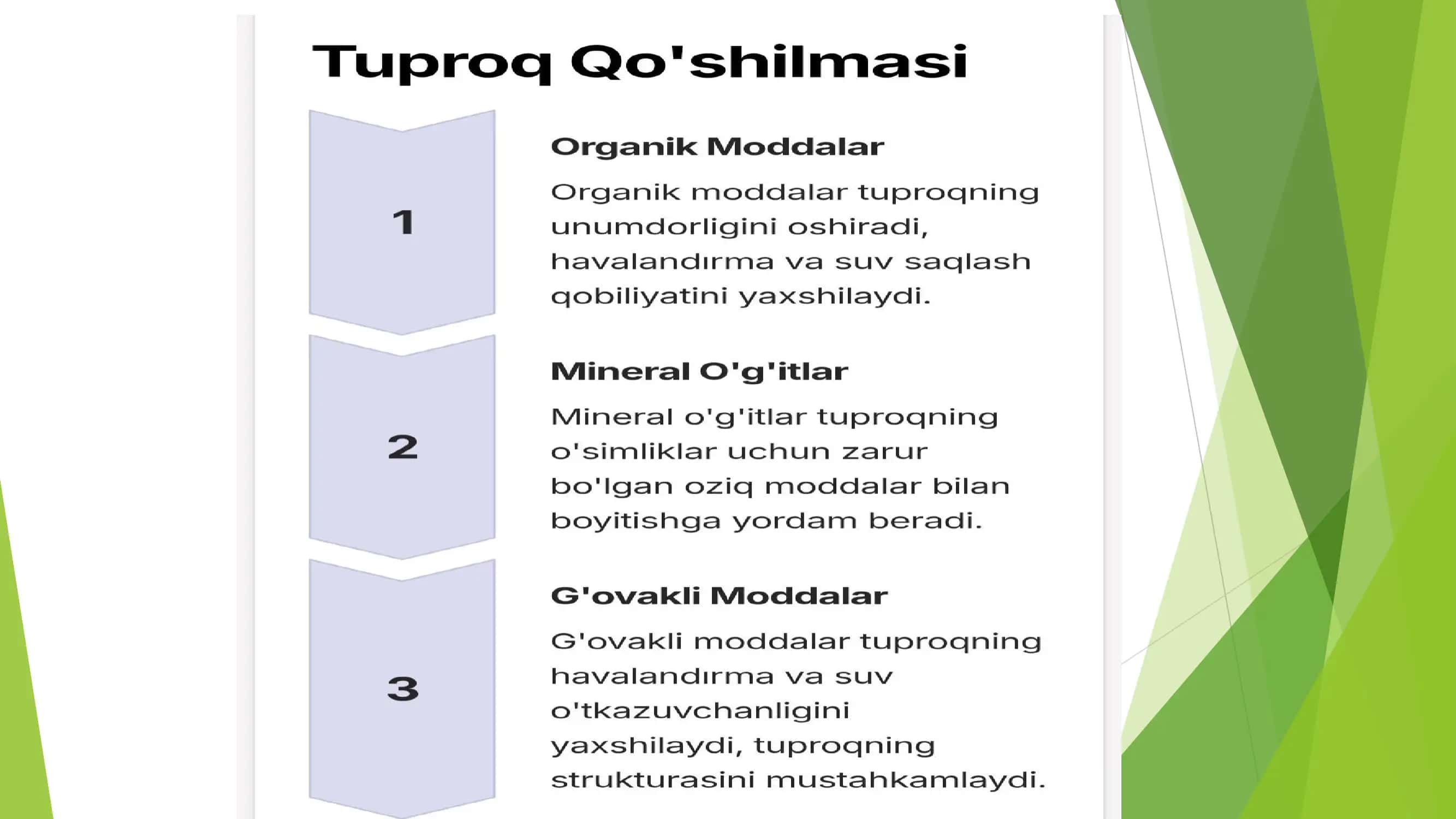 TUPROQ MORFOLOGIYASI 3