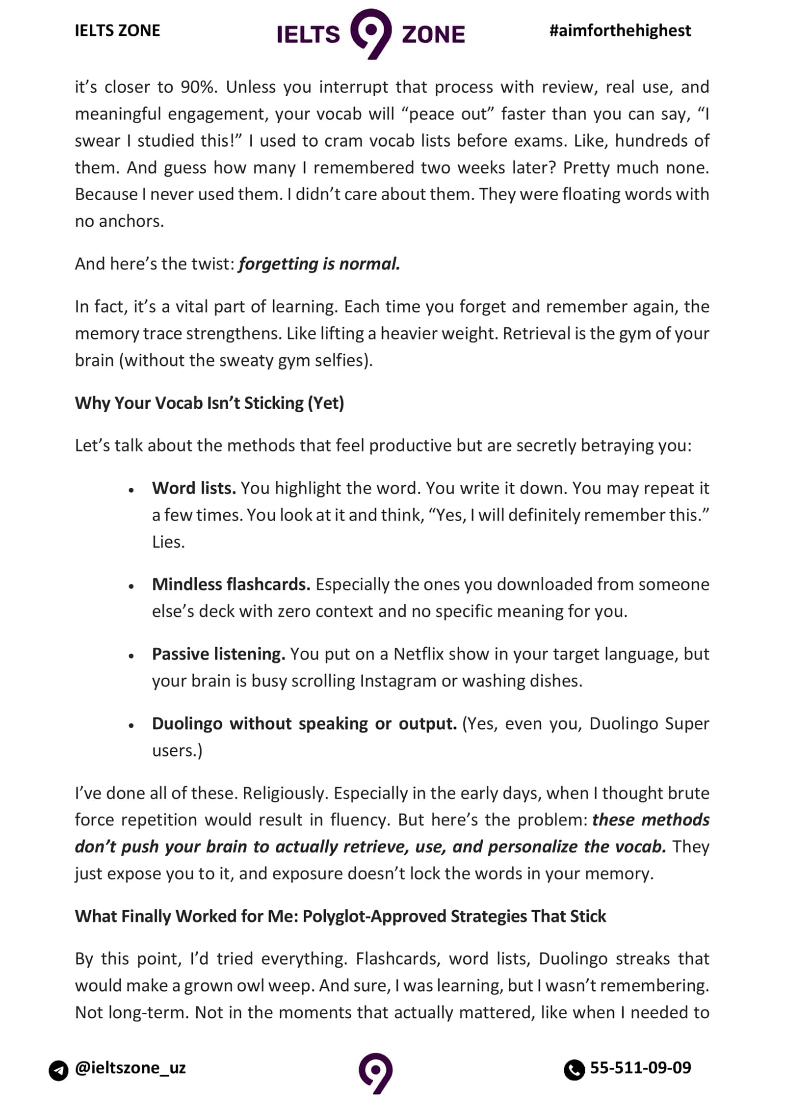 Why You Keep Forgetting Words 3
