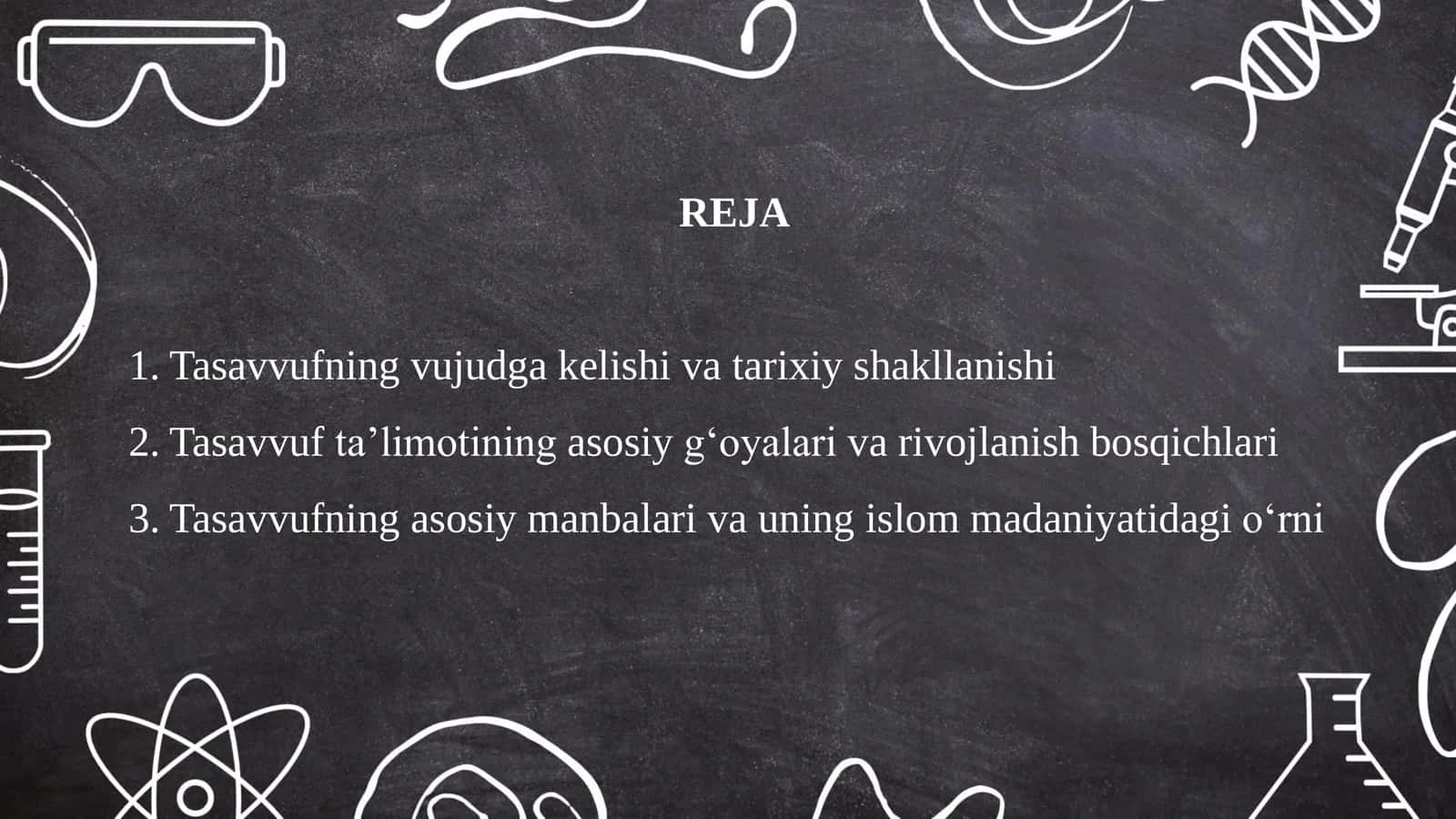 TASAVVUFNING PAYDO BO‘LISH  TARIXI VA MANBALARI. 3