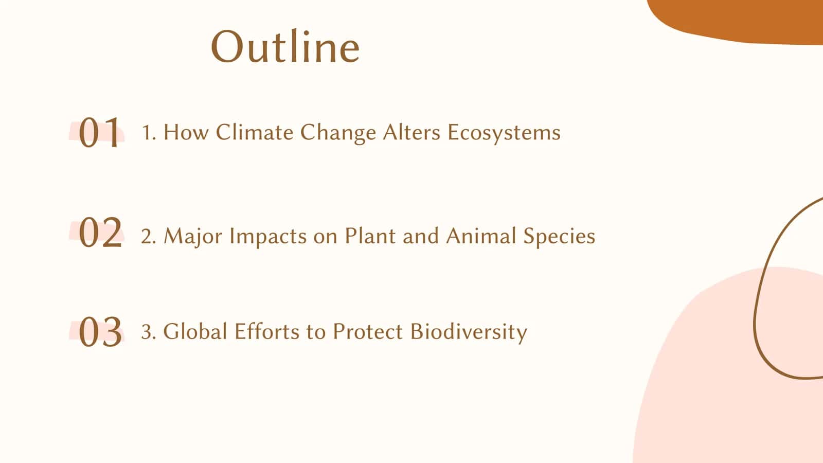 The Effects of Climate Change on Biodiversity 3