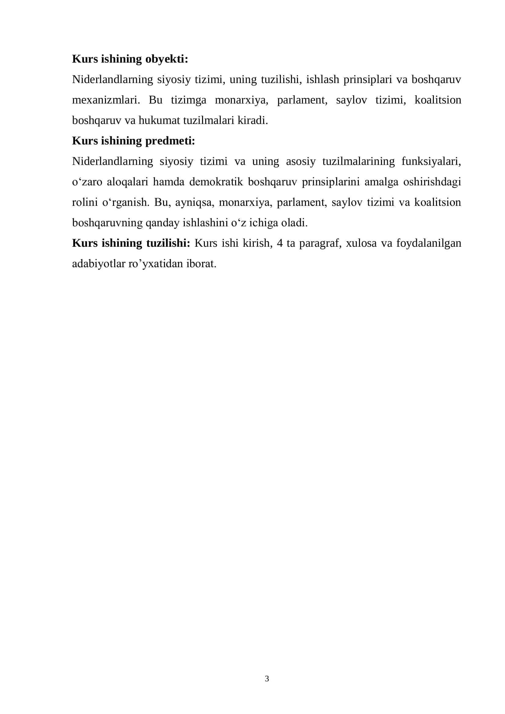 Niderlandlar Siyosiy Tuzumi 3