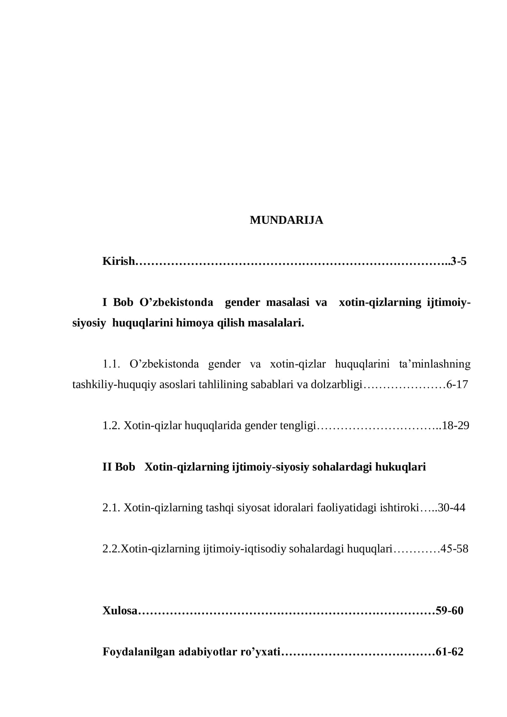 GENDER SOTSIOLOGIYASI VA XOTIN – QIZLAR MASALASI 3