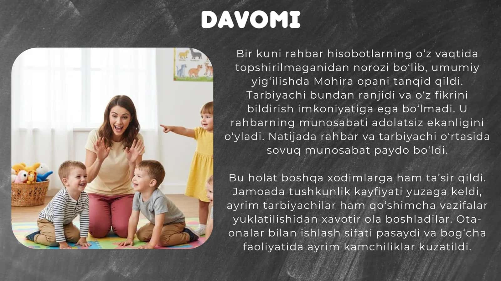 Bog‘cha rahbari va tarbiyachi 3