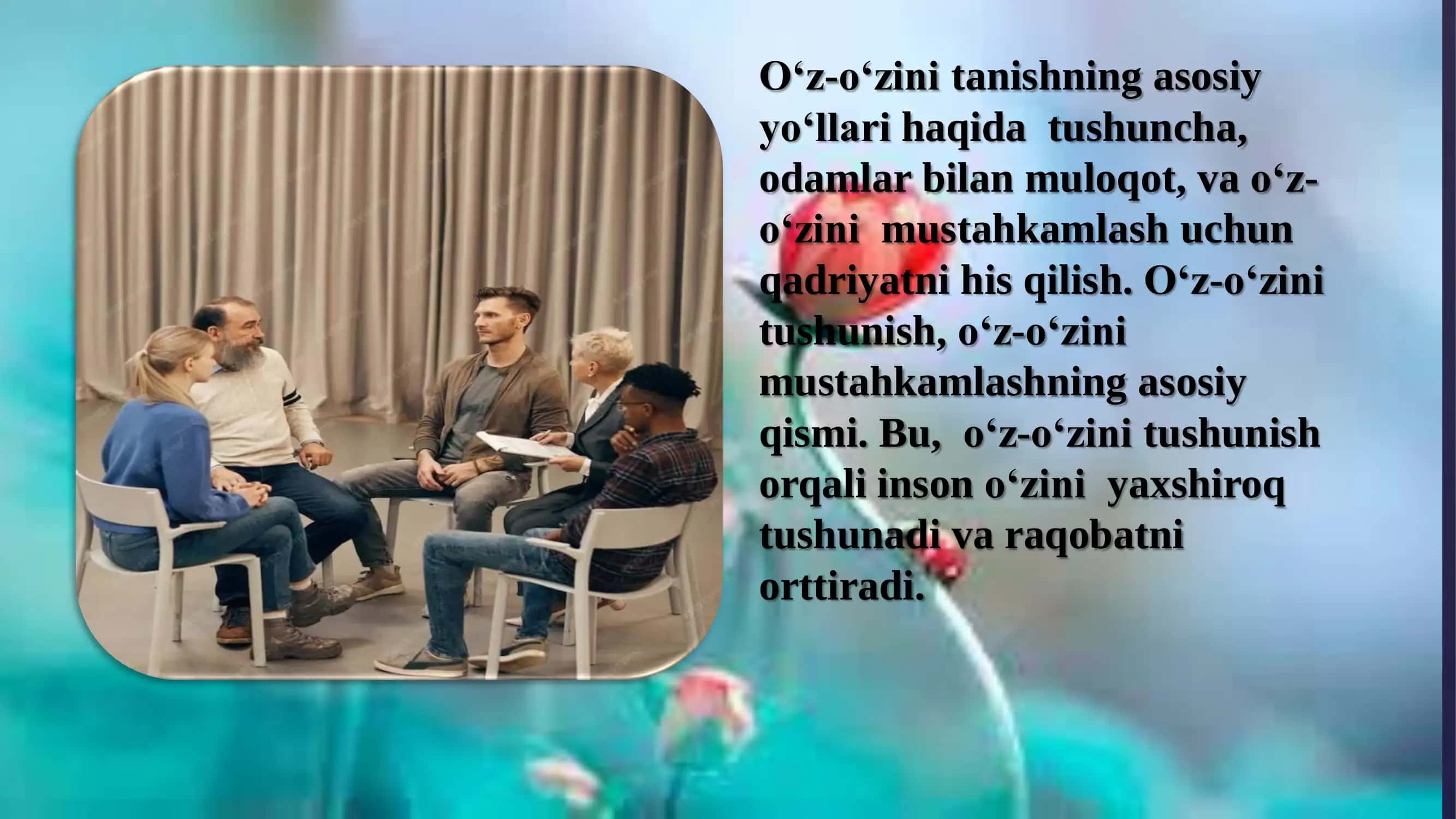 Shaxsning o‘z-o‘zini anglatishi 3