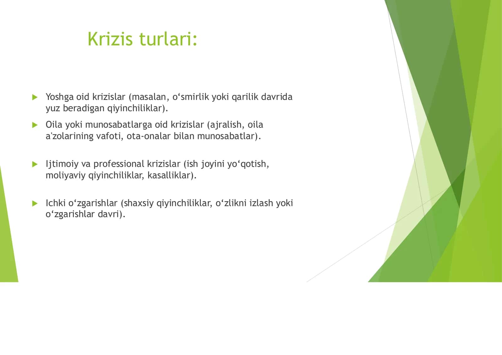 Hayot krizislari psixologiyasi 3