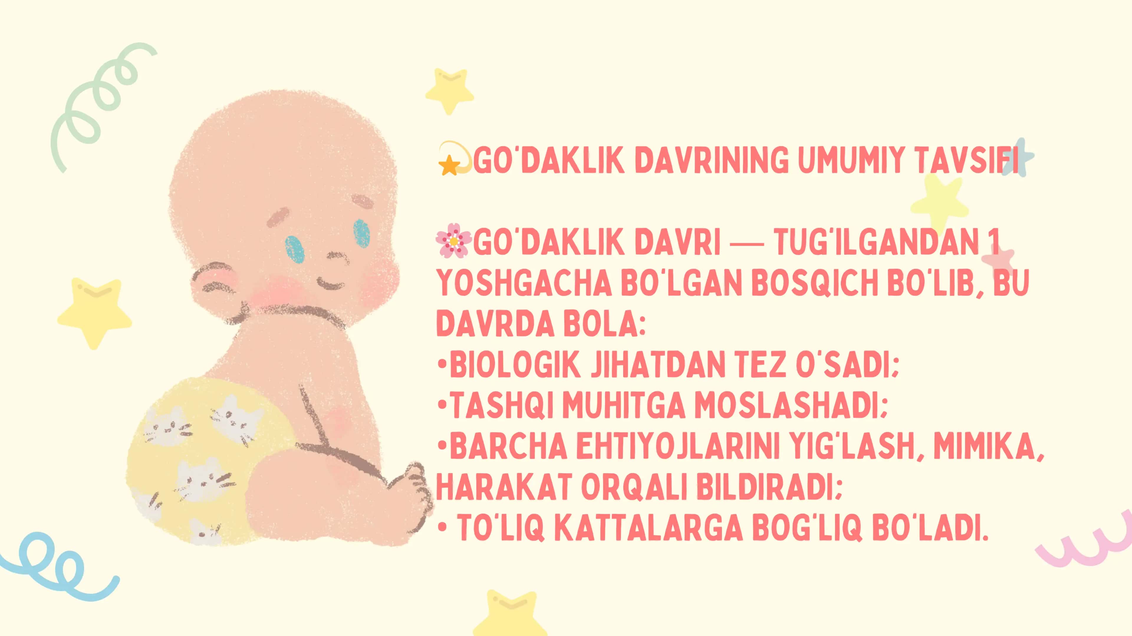 Go‘daklik davri nima 3