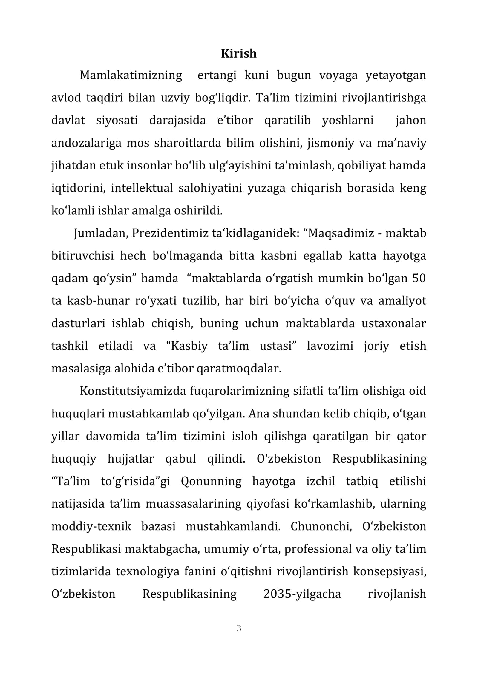 O‘QUVCHILARNI KASB TANLASHGA YO‘NALTIRISH ASOSLARI 3
