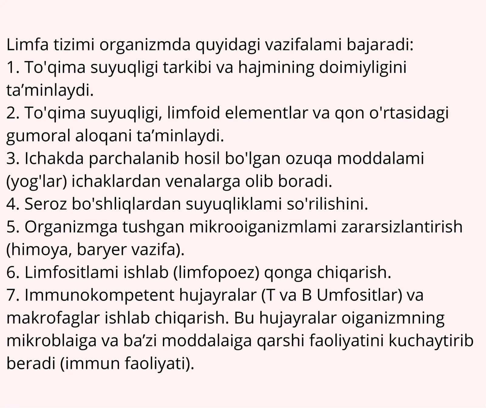 Limfa tizimi 3