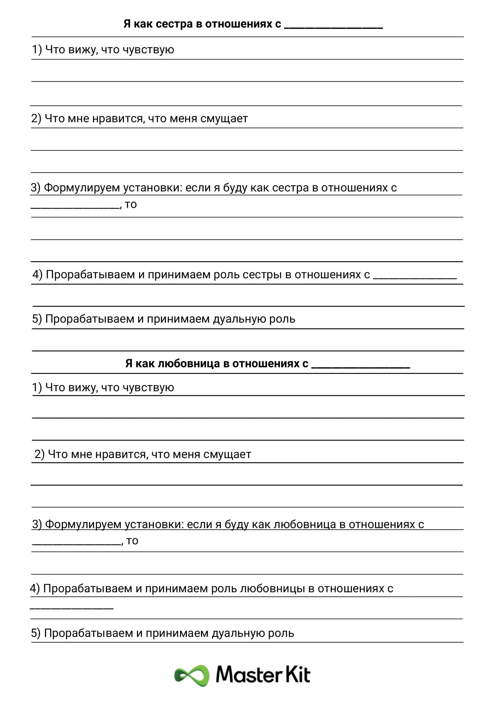 Роль женщины и мужчины в отношениях 3