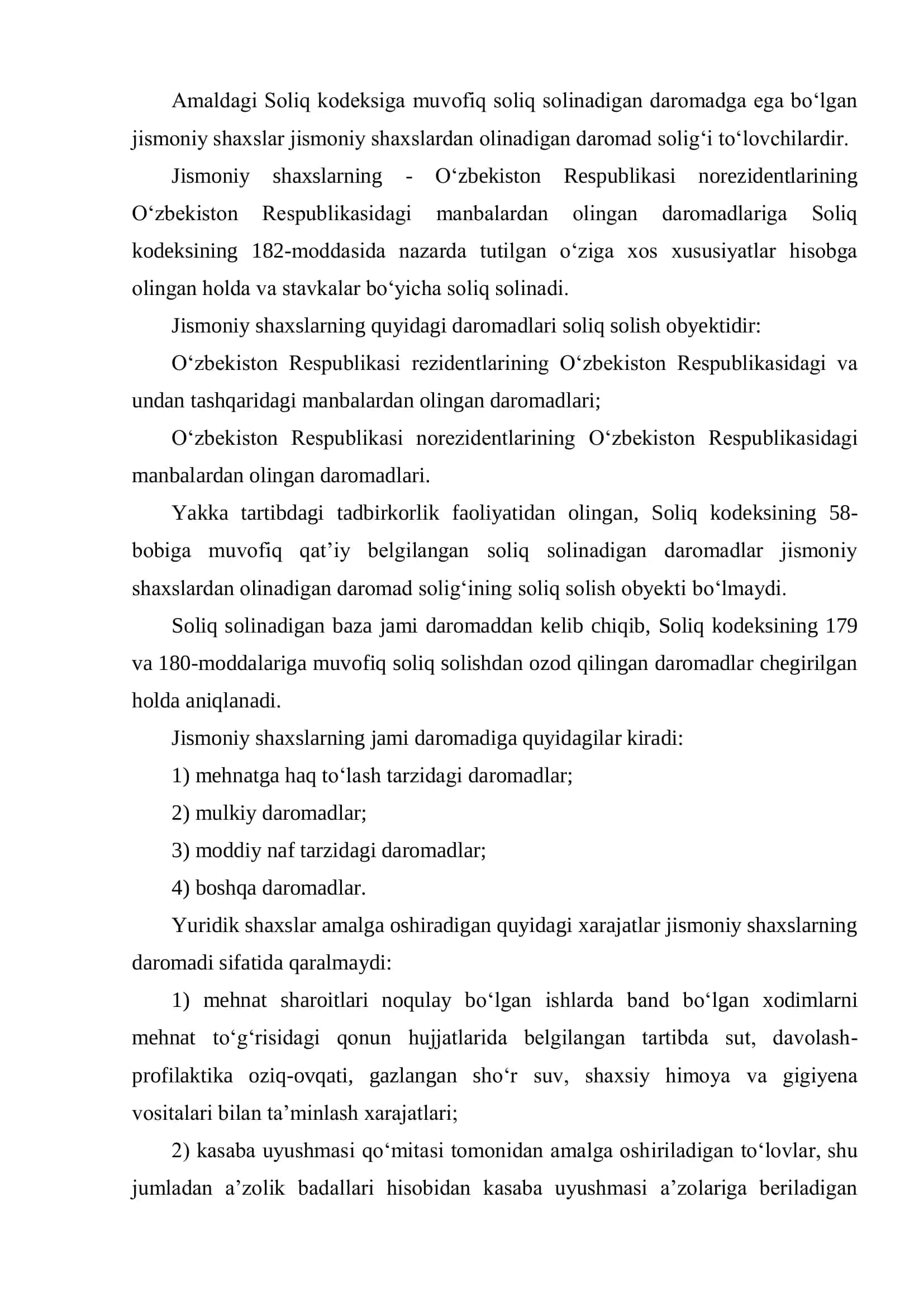 Jismoniy shaxslardan olinadigan daromad solig„i 3