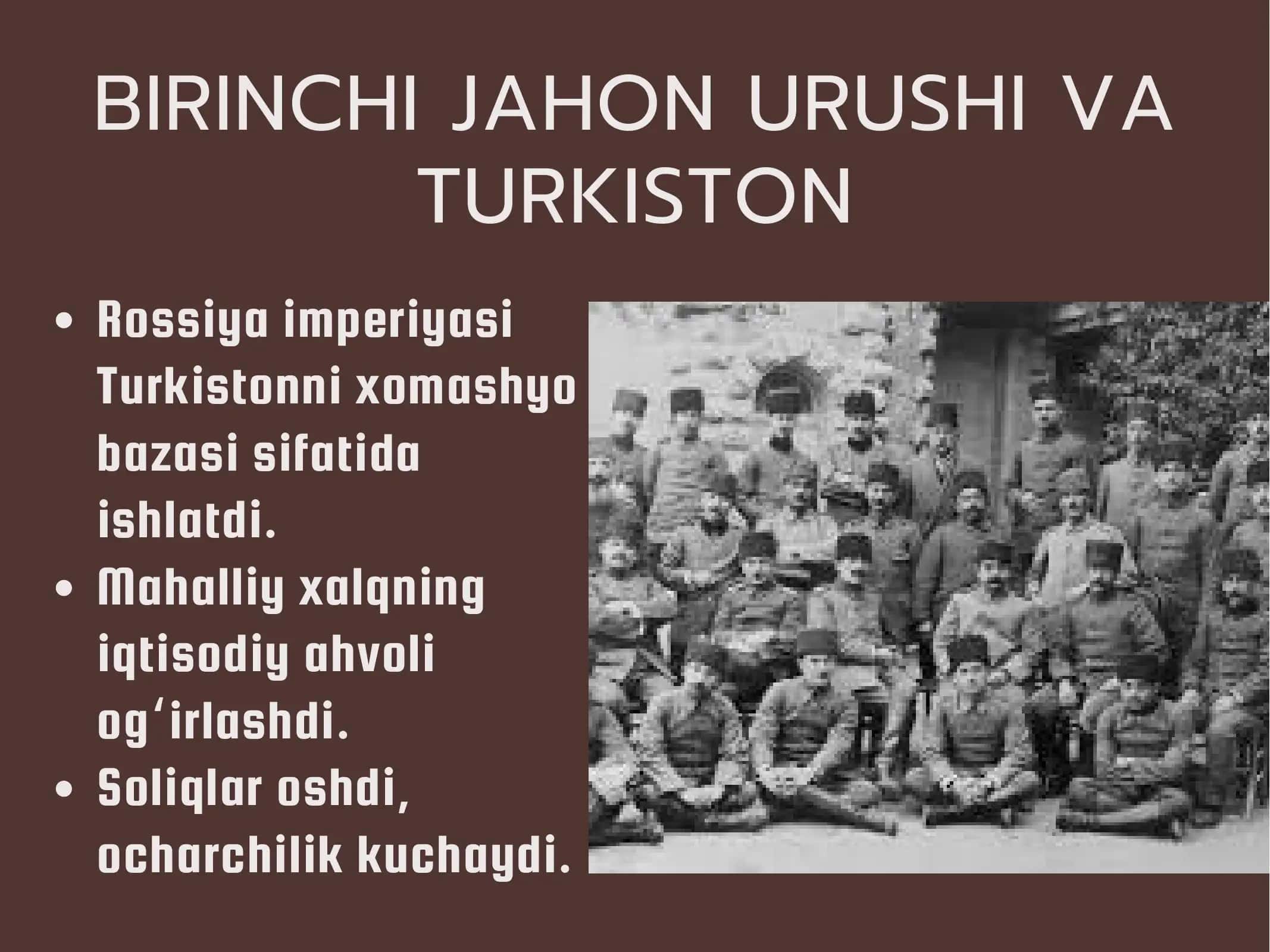 1916-YIL QO‘ZG‘OLONI VA BIRINCHI JAHON URUSHI TA’SIRI 3