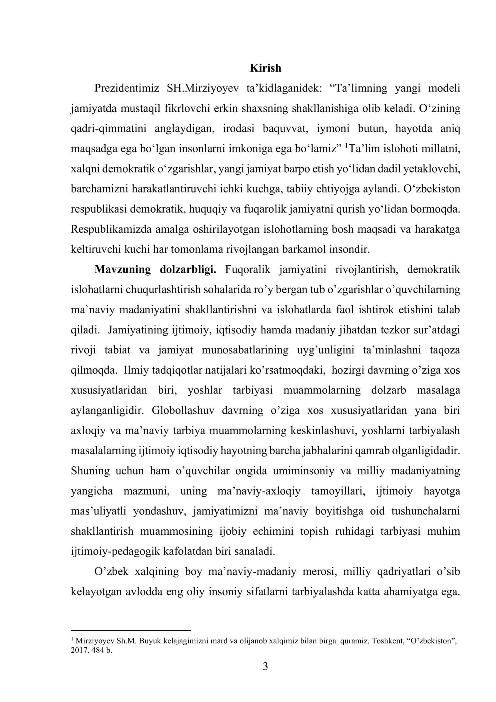 Yosh avlodni tarbiyalashda at-Temiziy ta'limotining o'rni 3
