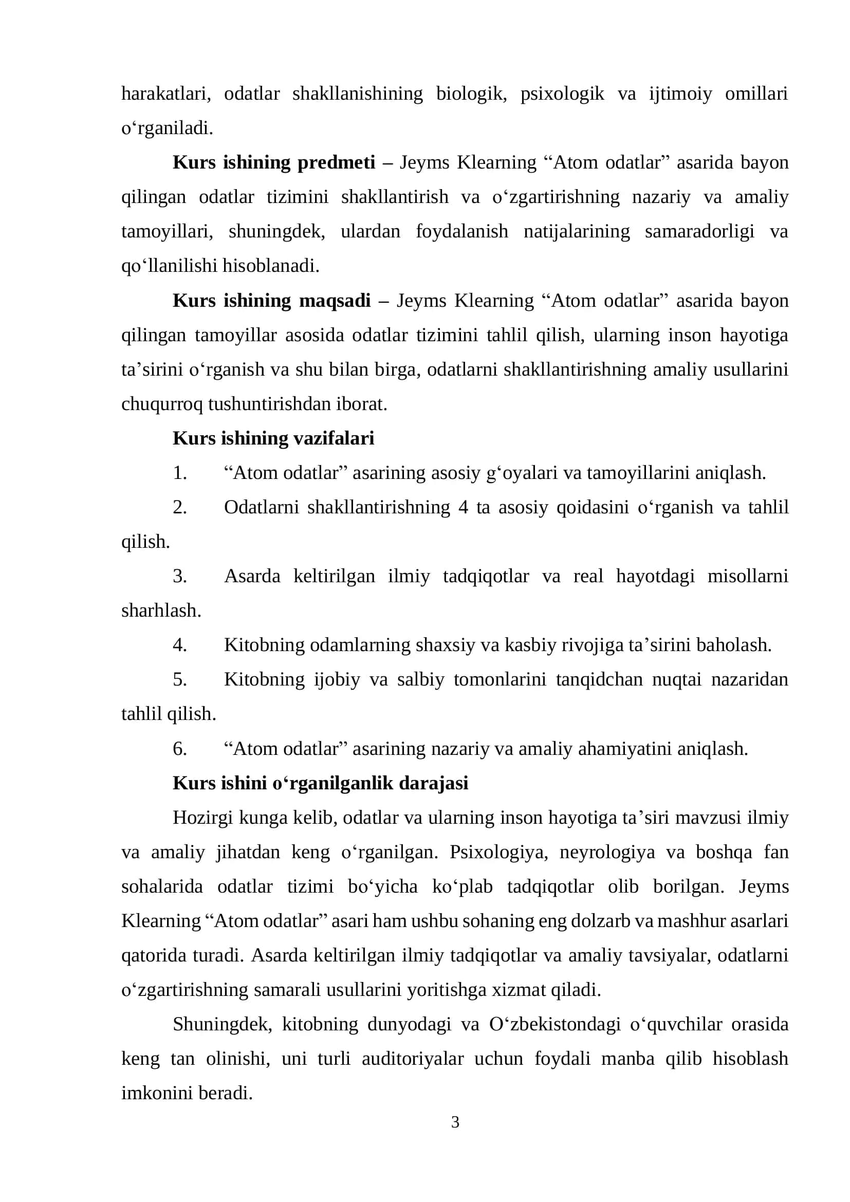 Atom odatlar asarining nazariy asoslari 3