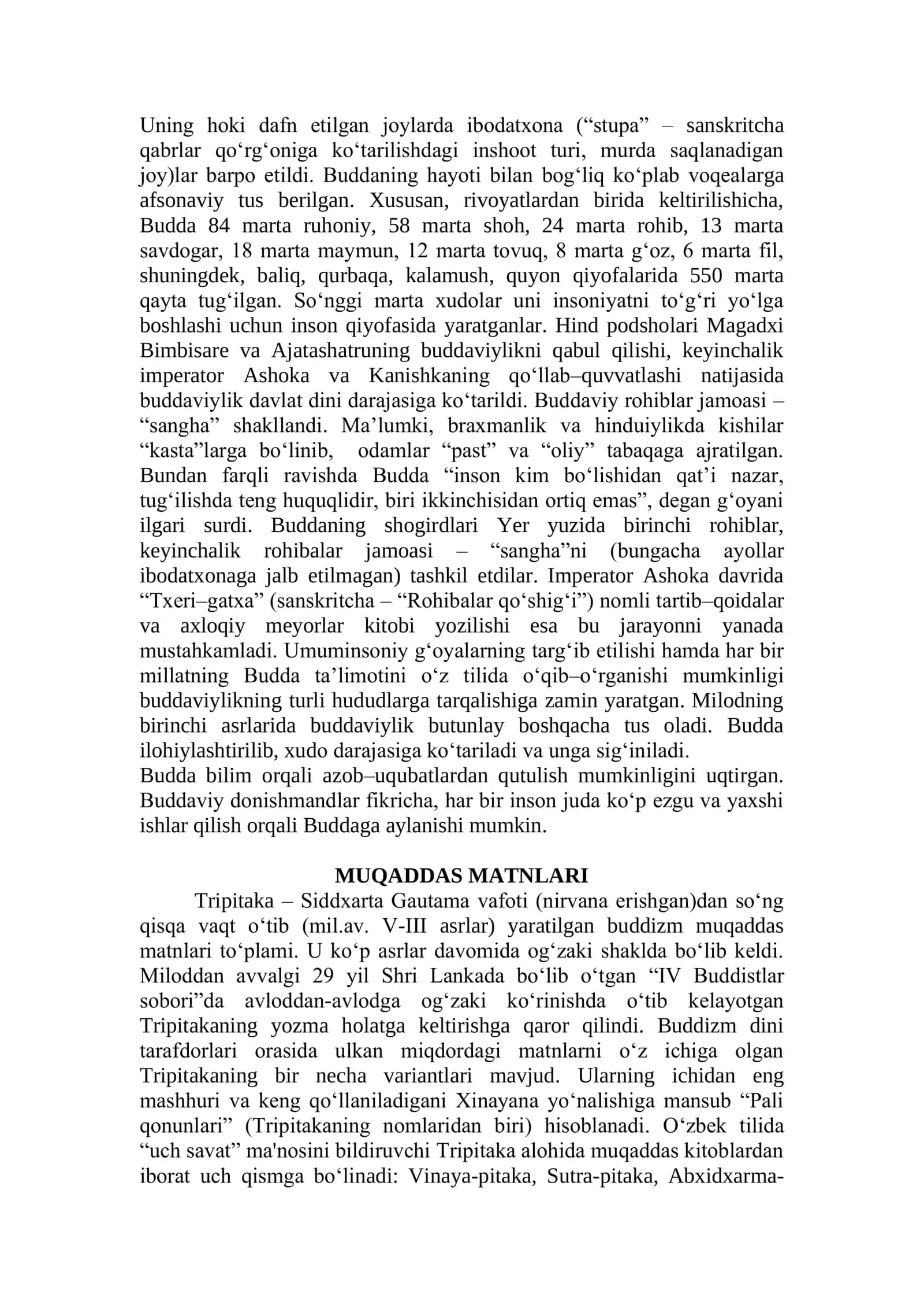 Buddaviylik dini tarixi va asosiy g`oyalari 3