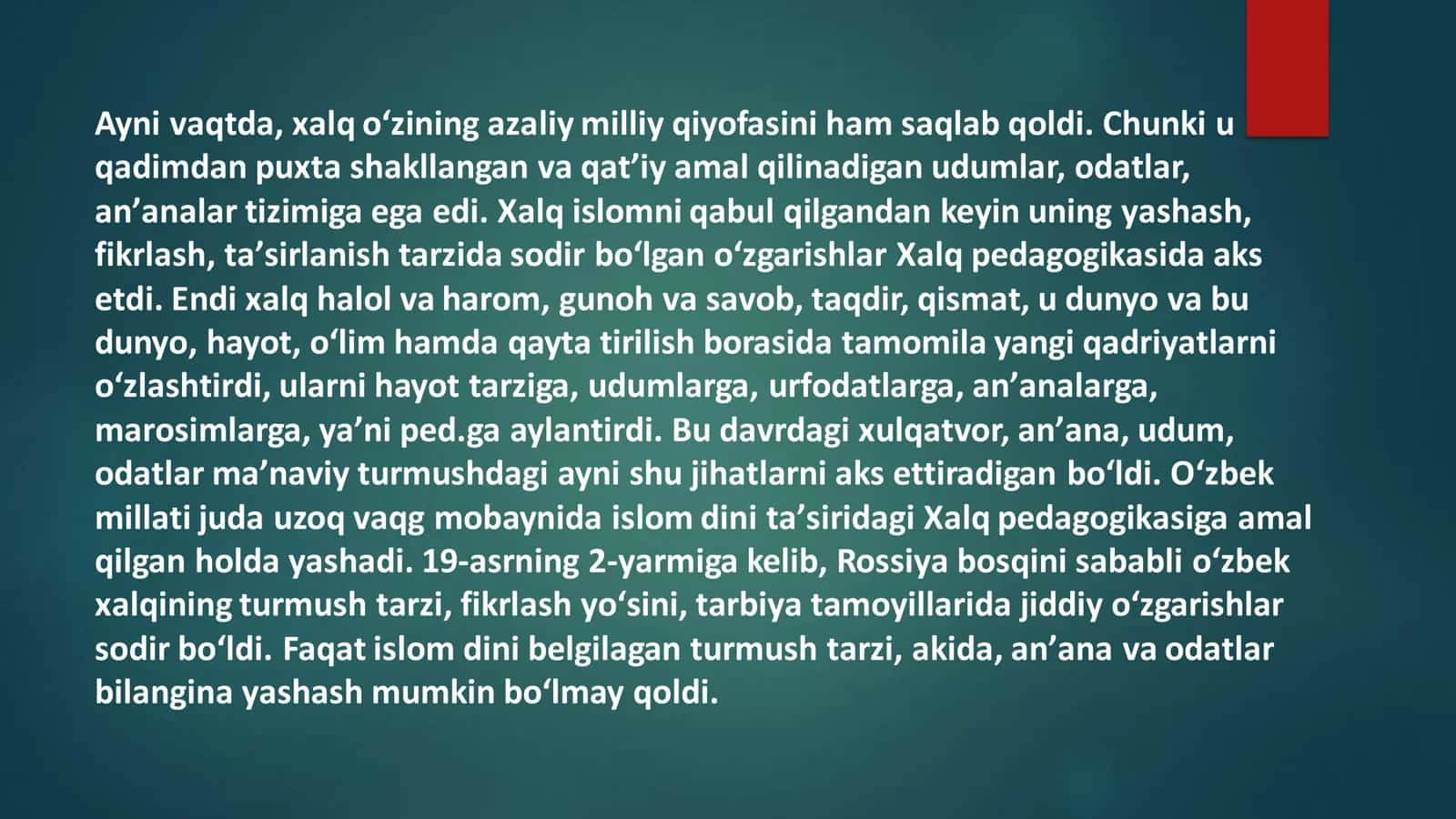 Xalq pedagogikasi - Milliy tarbiya asosida 3