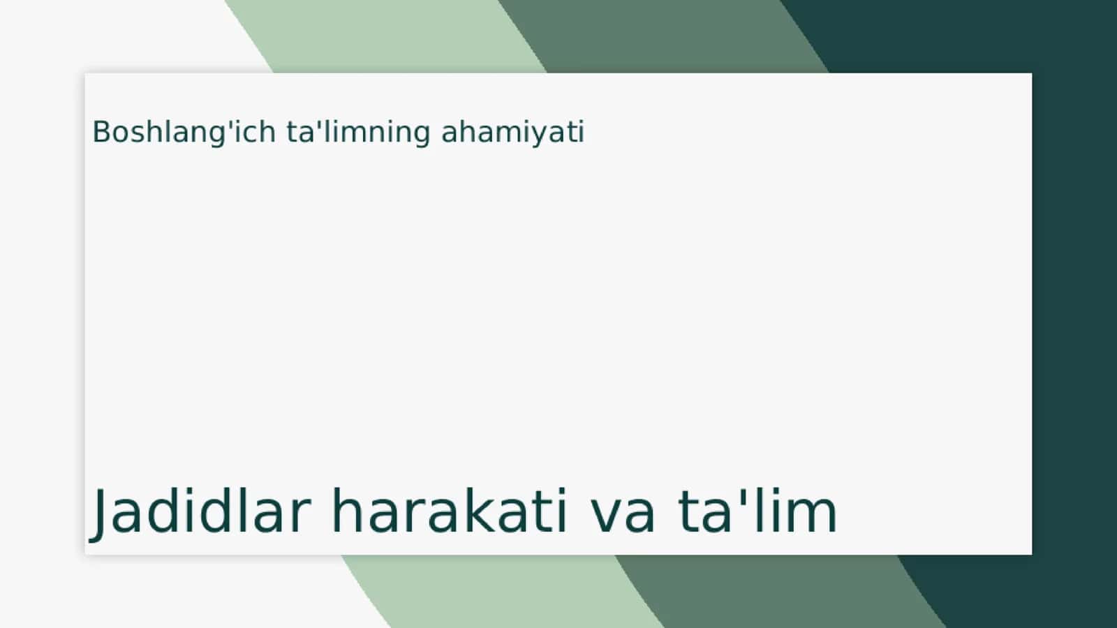 Jadidlar merosida boshlangʻich ta'lim 3