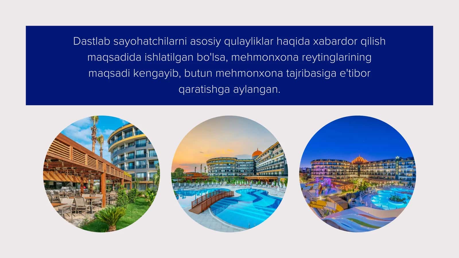 Mehmonxonalar harflar va tojlar toifalanishi 3