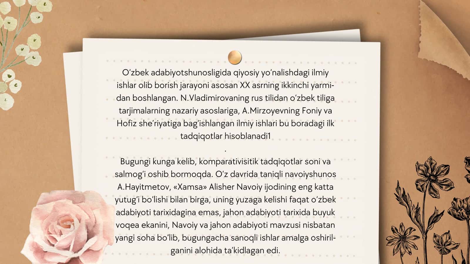 Oʻzbek adabiyotshunosligida qiyosiy tadqiqotlar 3