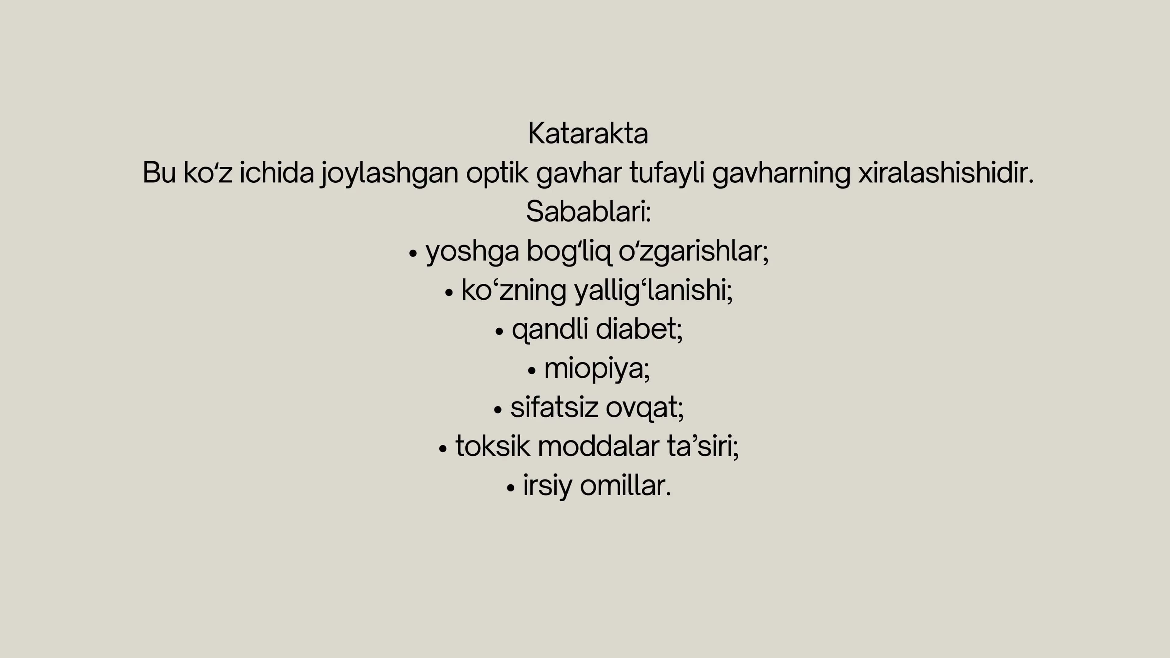 Ko‘z kasalliklari (katarakta, glaukoma) 3