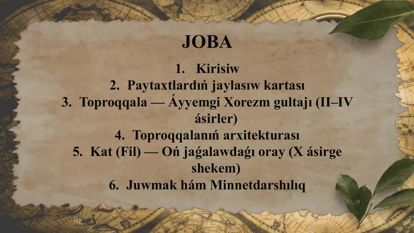 Xorezmniń paytaxt qalaları 3