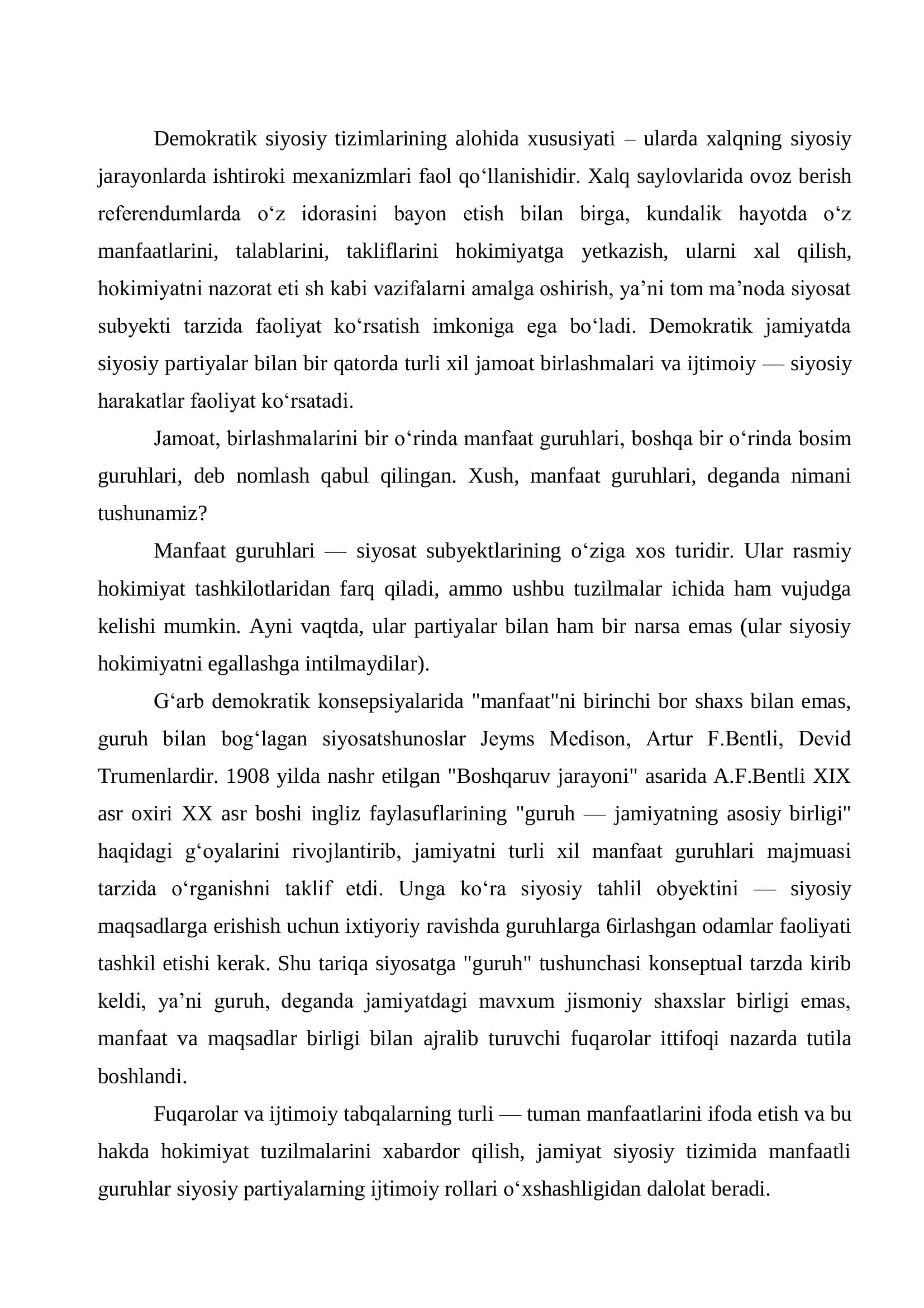 Jamiyat hayotida jamoat tashkilotlarining o‘rni va roli 3