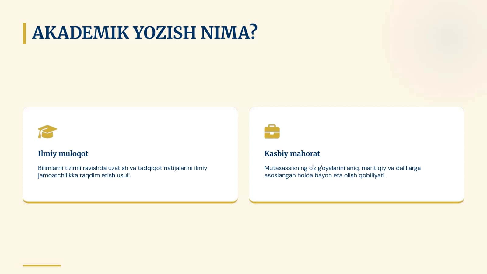 Akademik koʻnikmalar va kasbiy kompetentlik 3