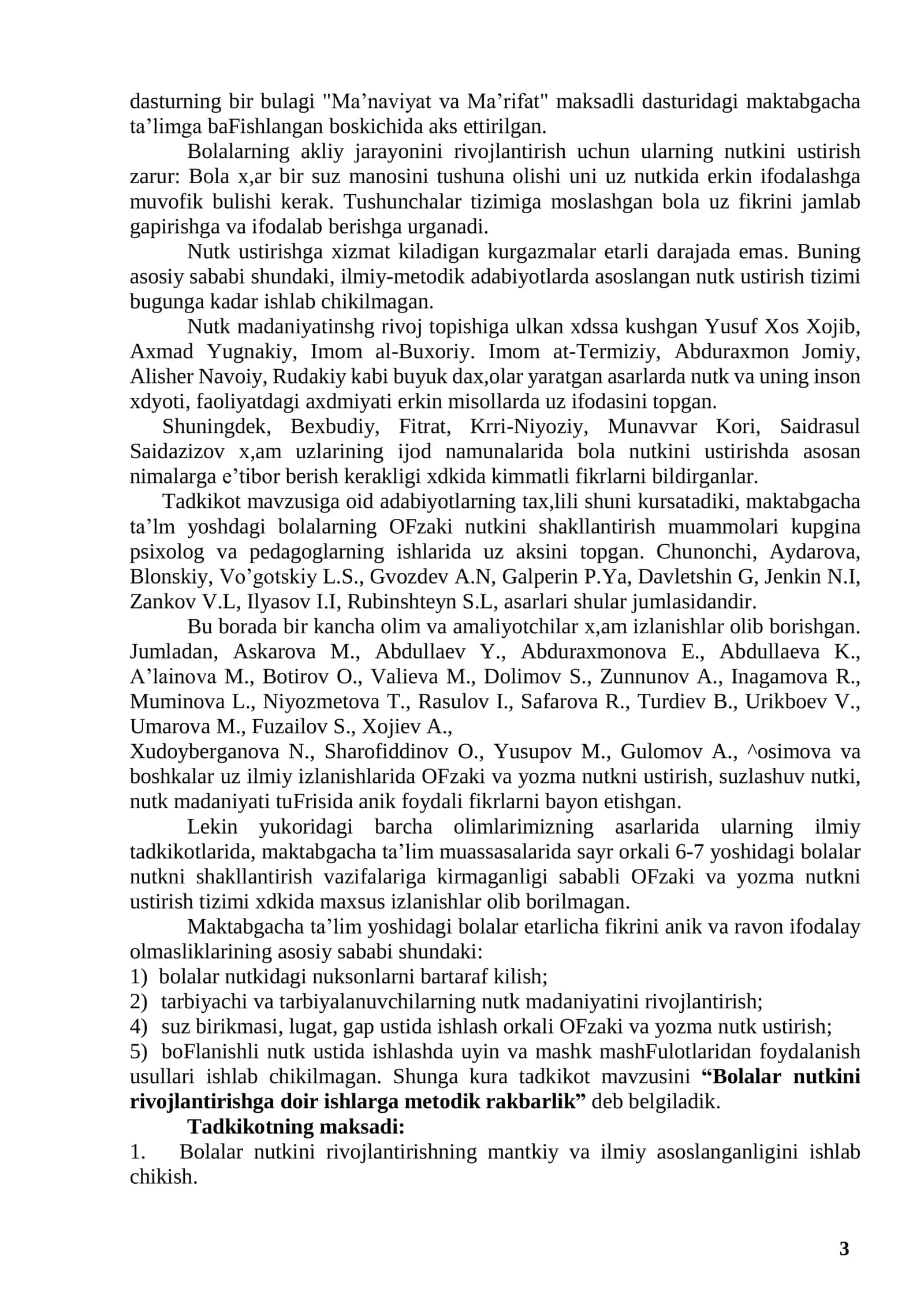 Bolalar nutkini rivojlantirish 3