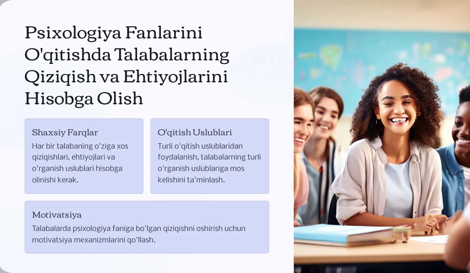 Psixologiya Fanlarini O'qitish 3