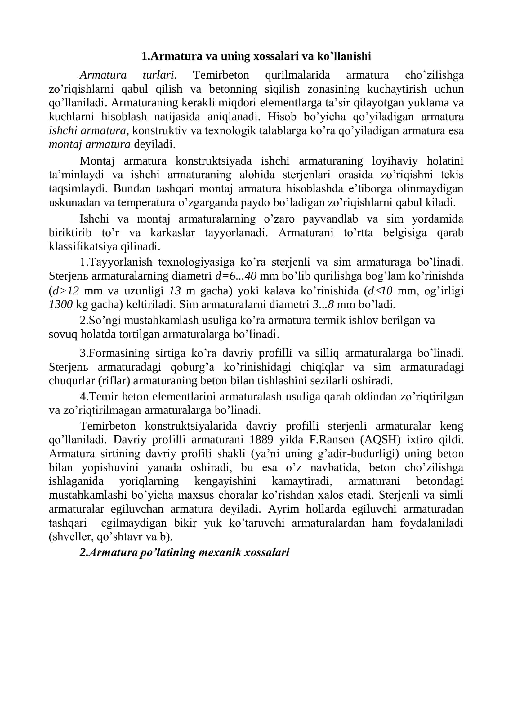 ARMATURA VA ARMATURALI 3
