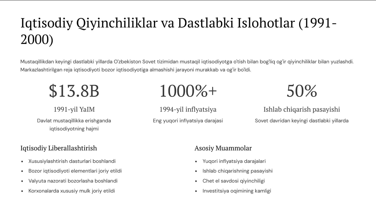 O'zbekiston tarixi fanidagi Taraqqiyot 3