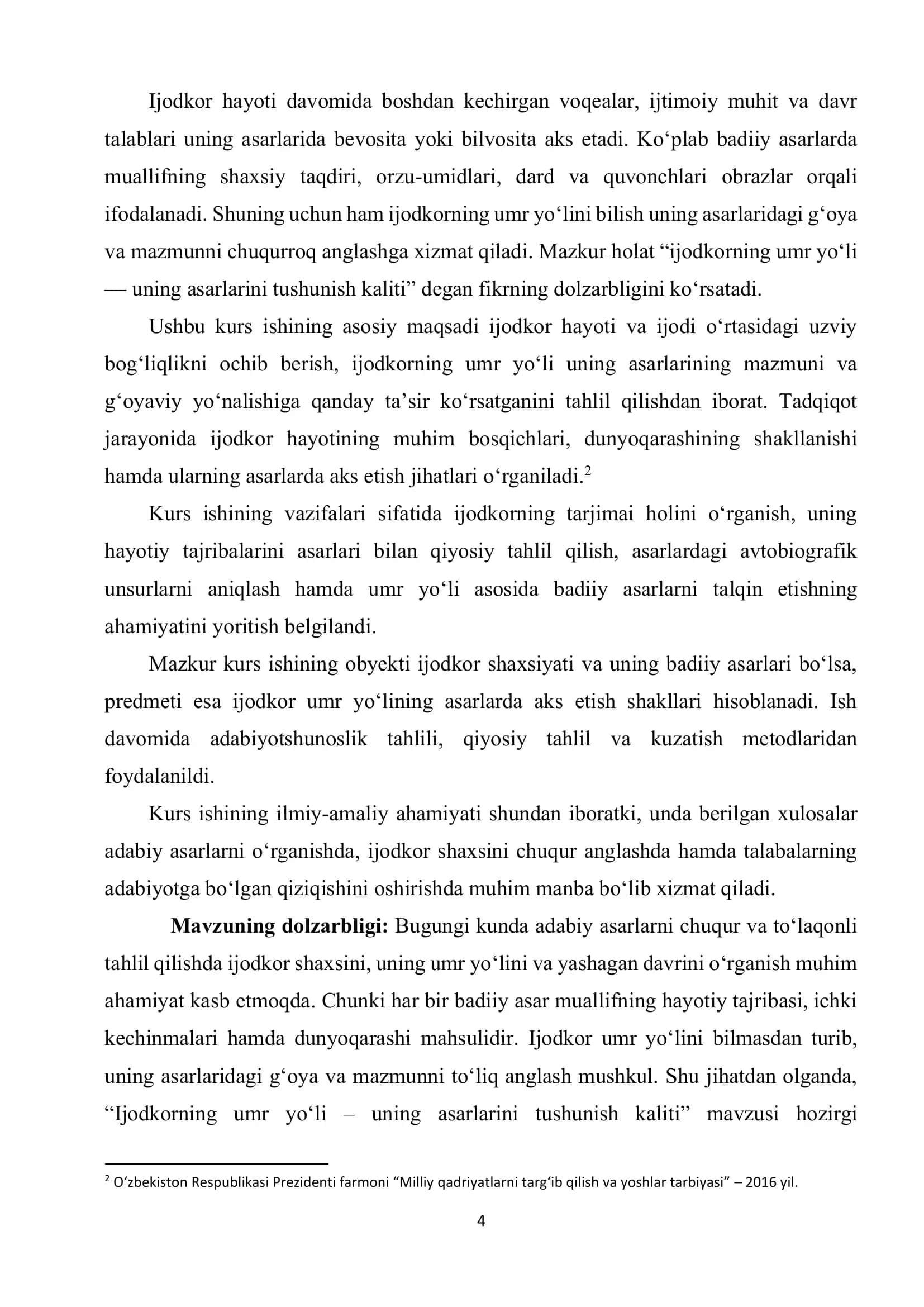 IJODKORNING UMR YO‘LI – UNING ASARLARINI 3