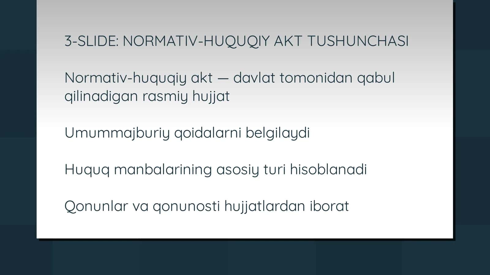 davlat huquq nazariyasi 3