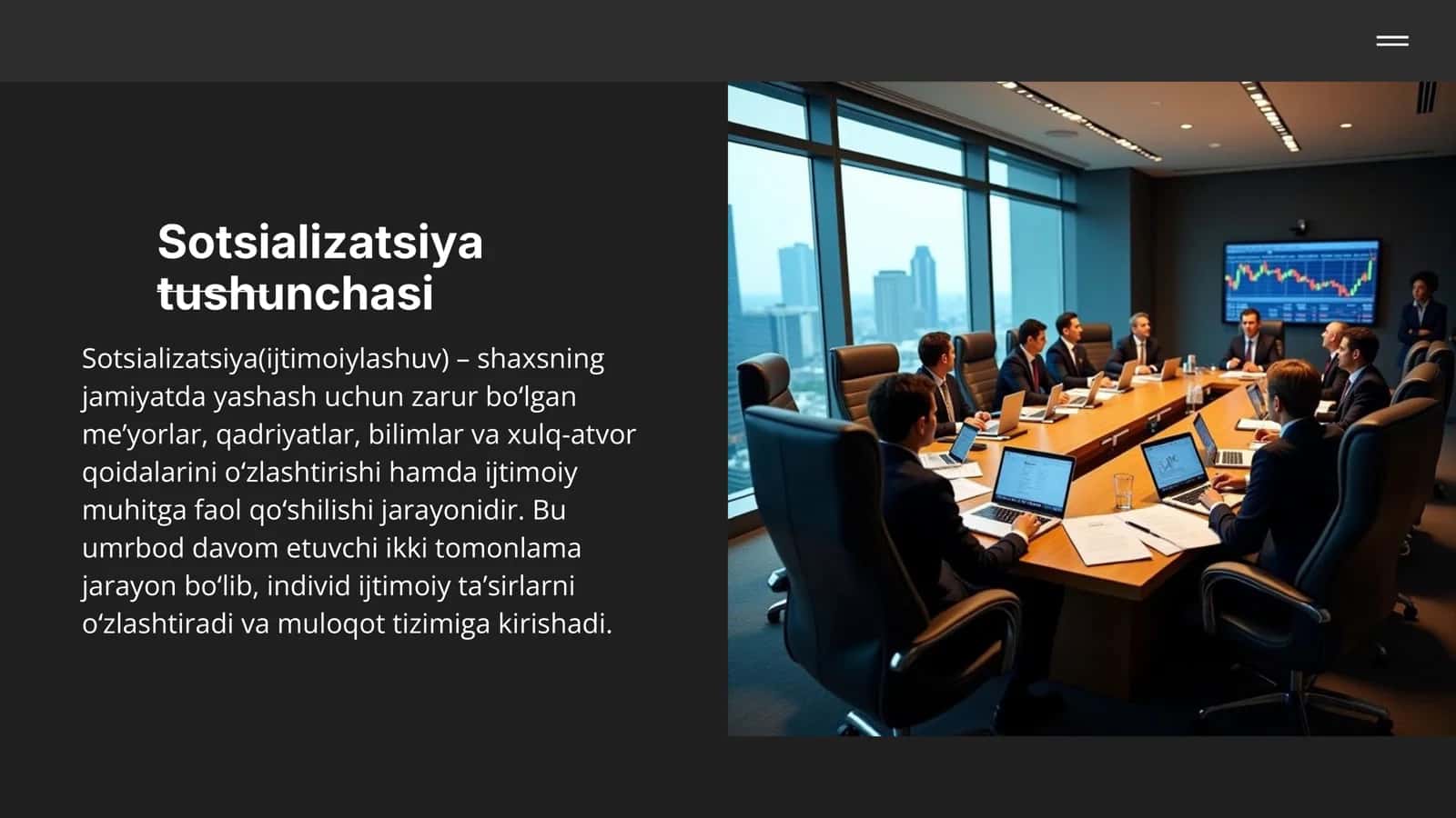 Sotsializatsiya jarayonlari 3