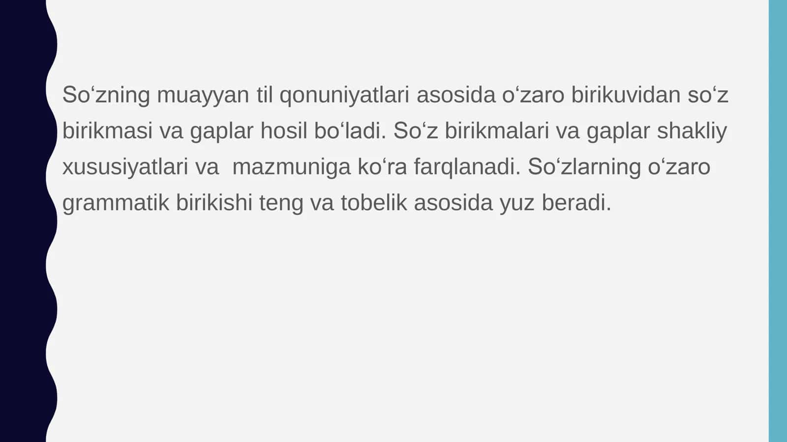 QADIMGI TURKIY TILDA SO’Z BIRIKMASI, GAP VA UNING TURLARI 3