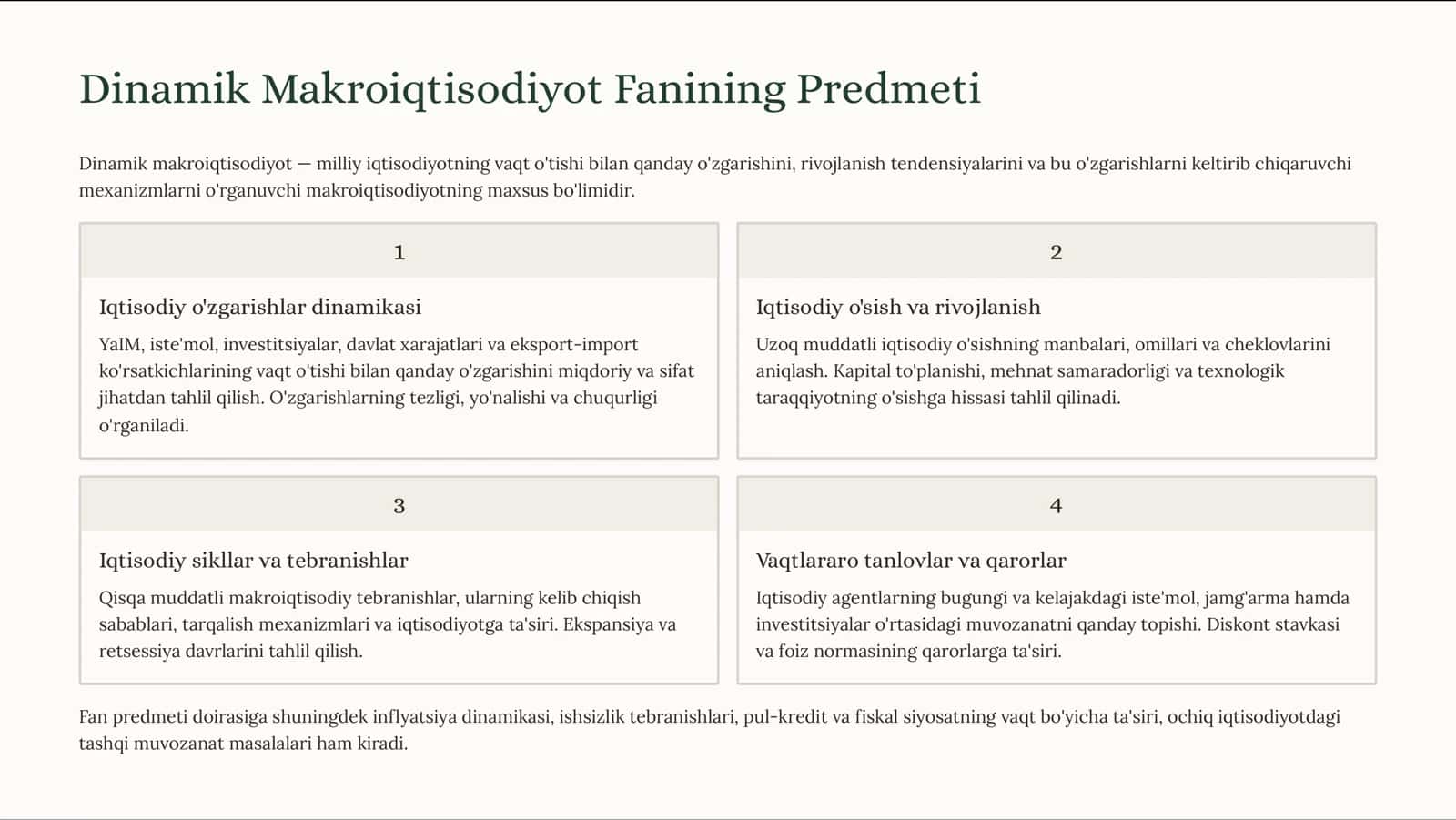 Dinamik Makroiqtisodiyot 3