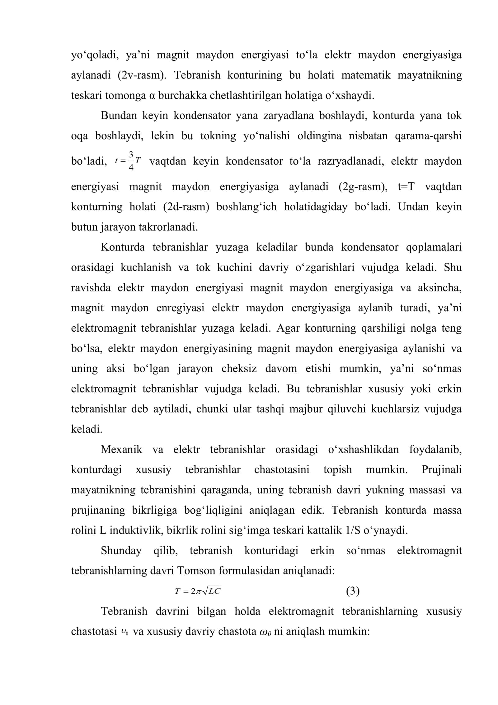 Elektromagnit tebranishlar va to‘lqinlar 3