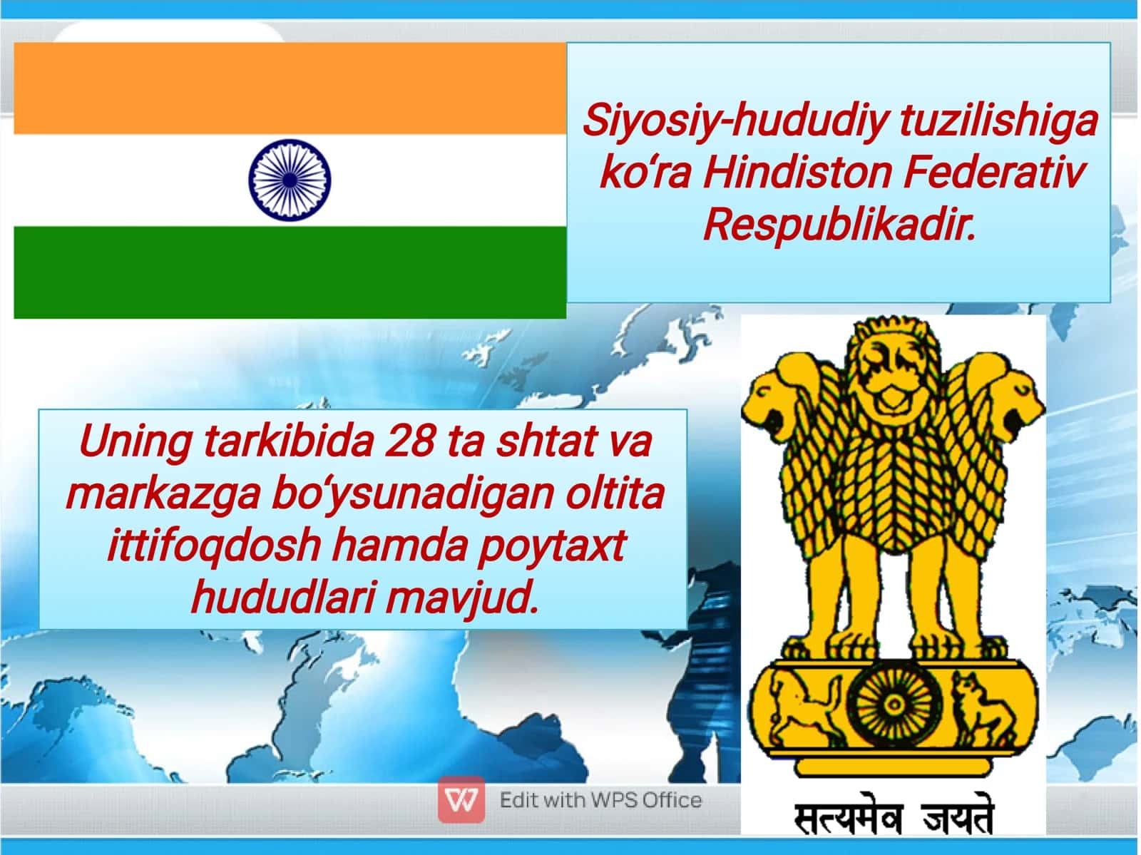 Hindiston iqtisodiy-geograﬁk tavsiﬁ 3