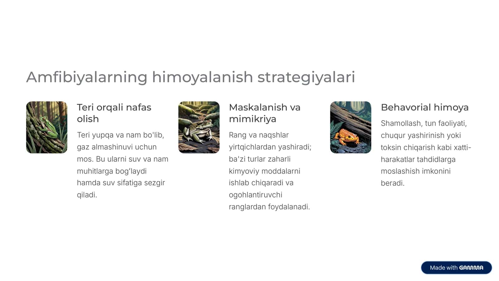 Amfibiyalar ekologiyasi 3
