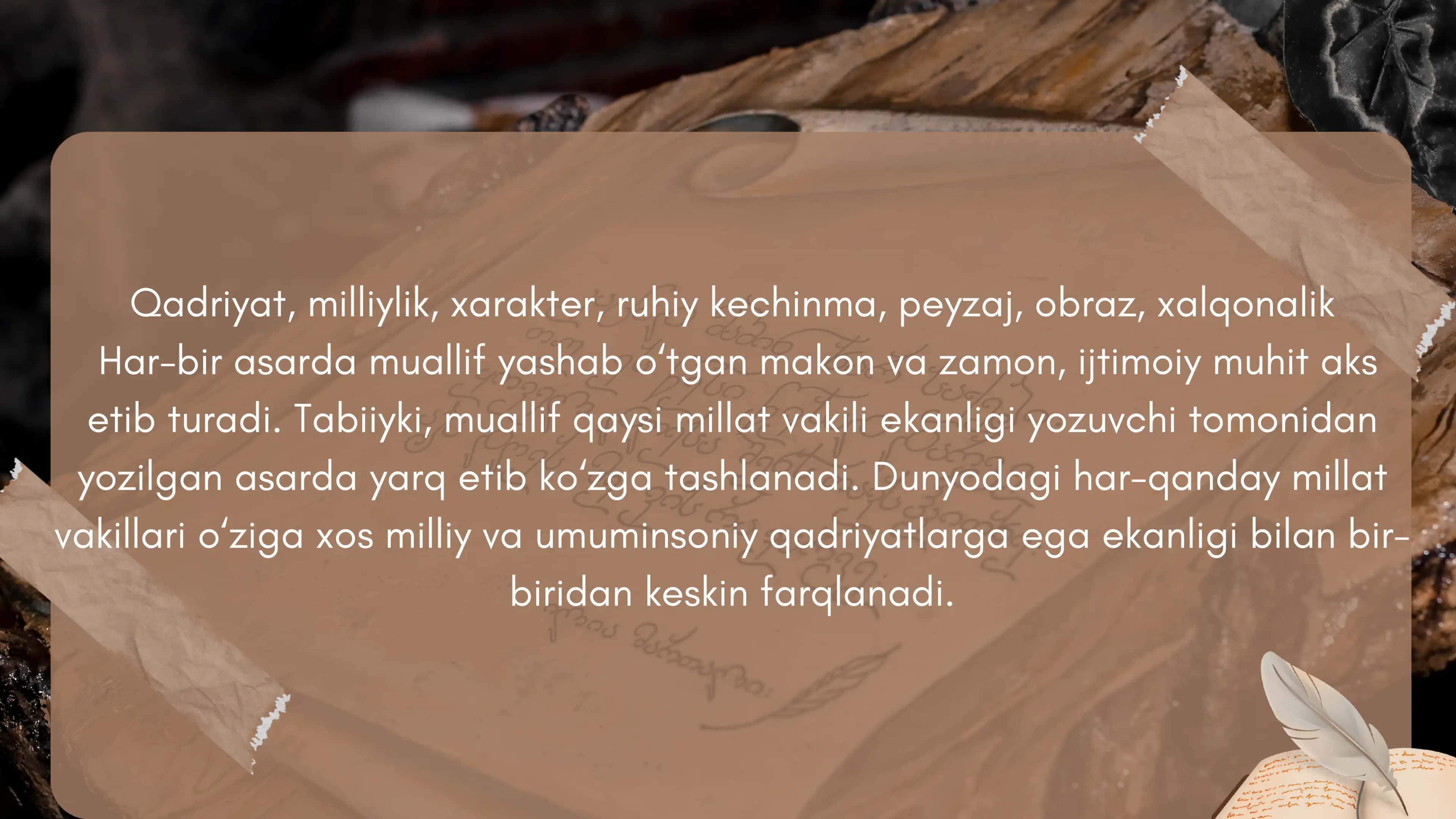 Toʻgʻay Murod qissalarida miliylik 3