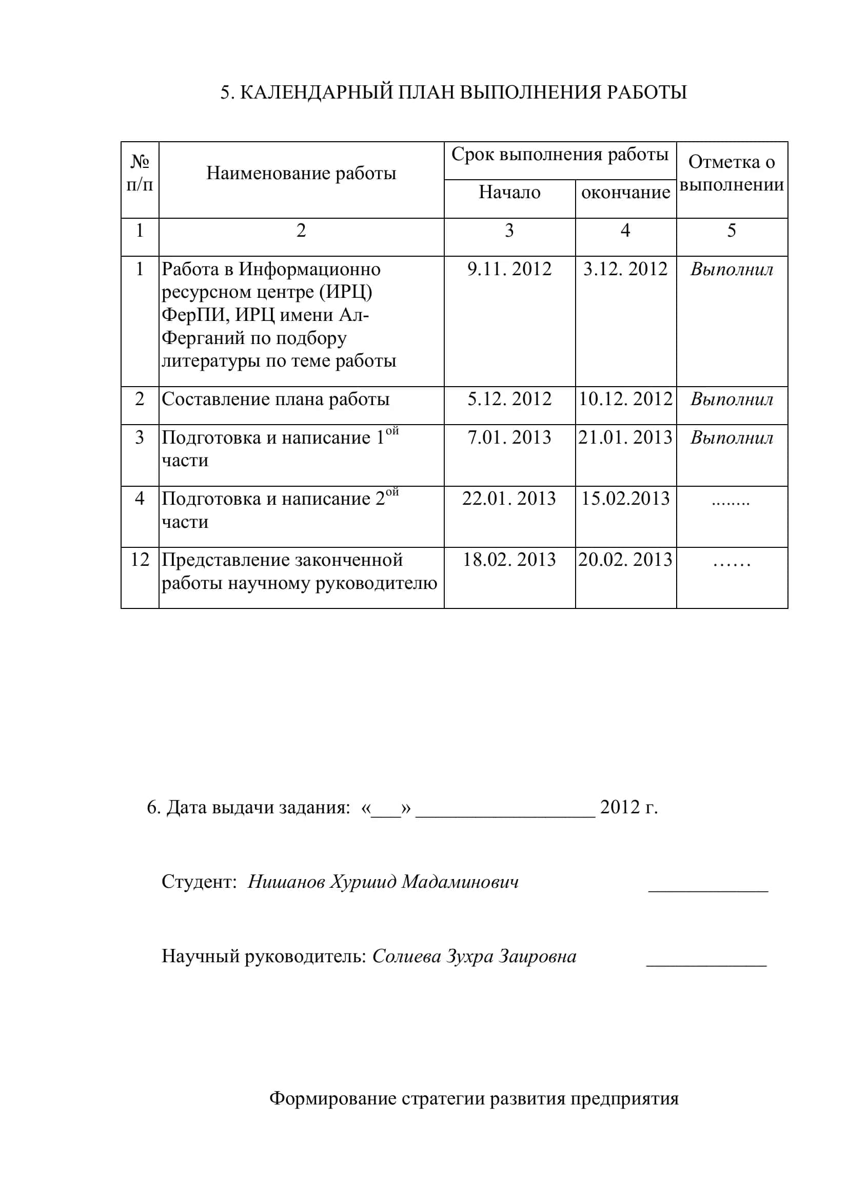 Формирование стратегии развития предприятия 3