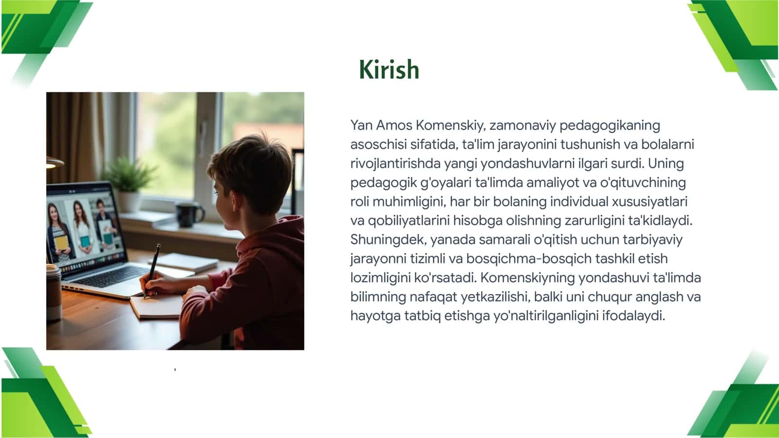 Yan Amos Komenskuyning pedagogik goyalari 3