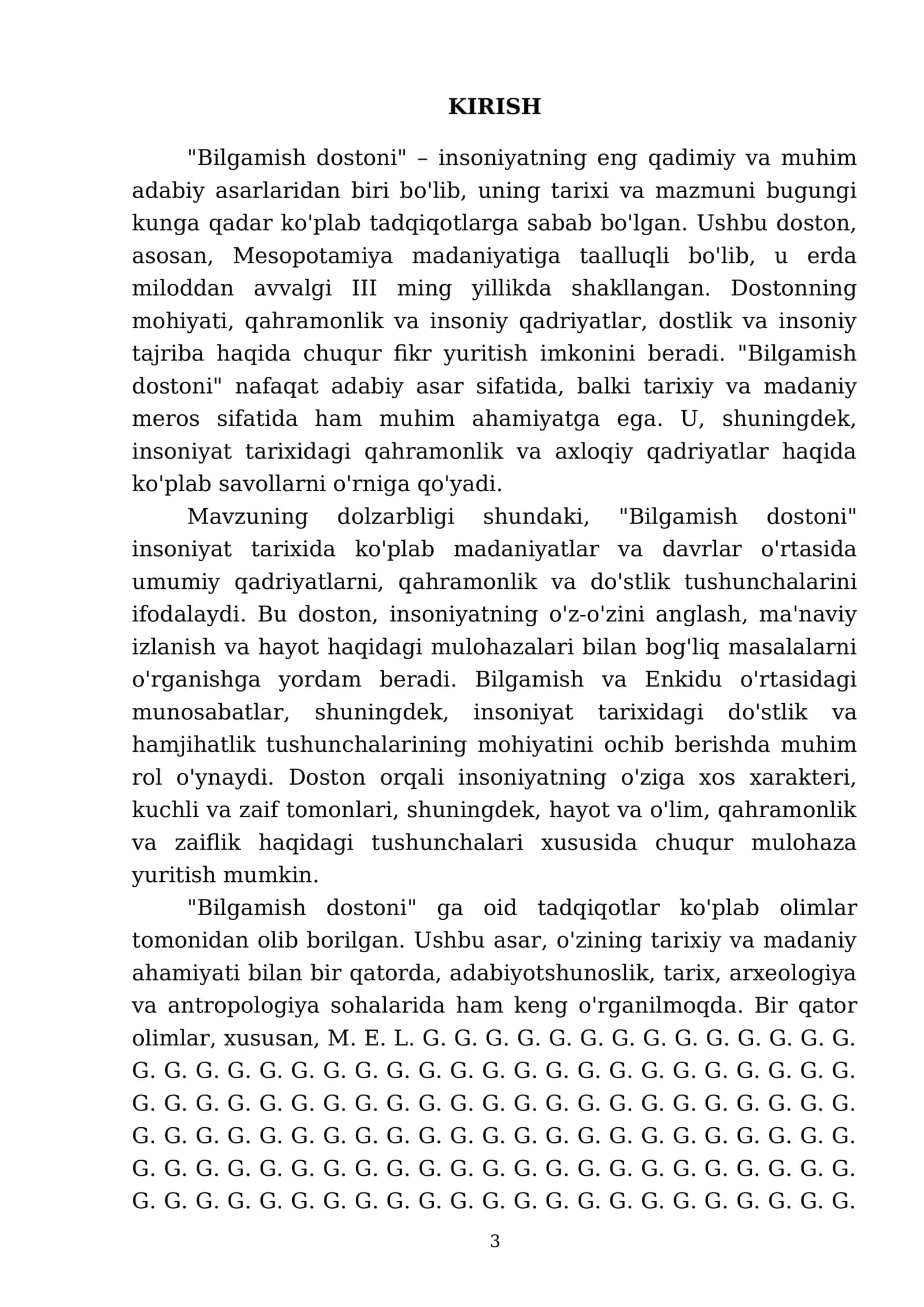 Bilgamish dostoni 3