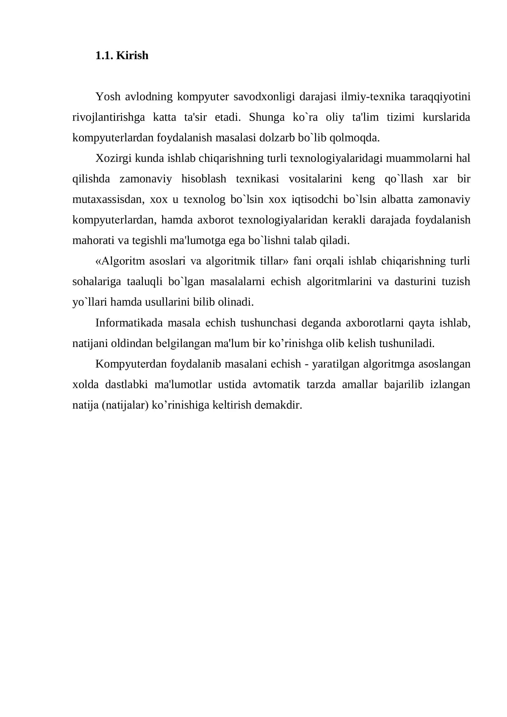INFORMATIKA VA AXBOROT TEXNOLOGIYALARI 3