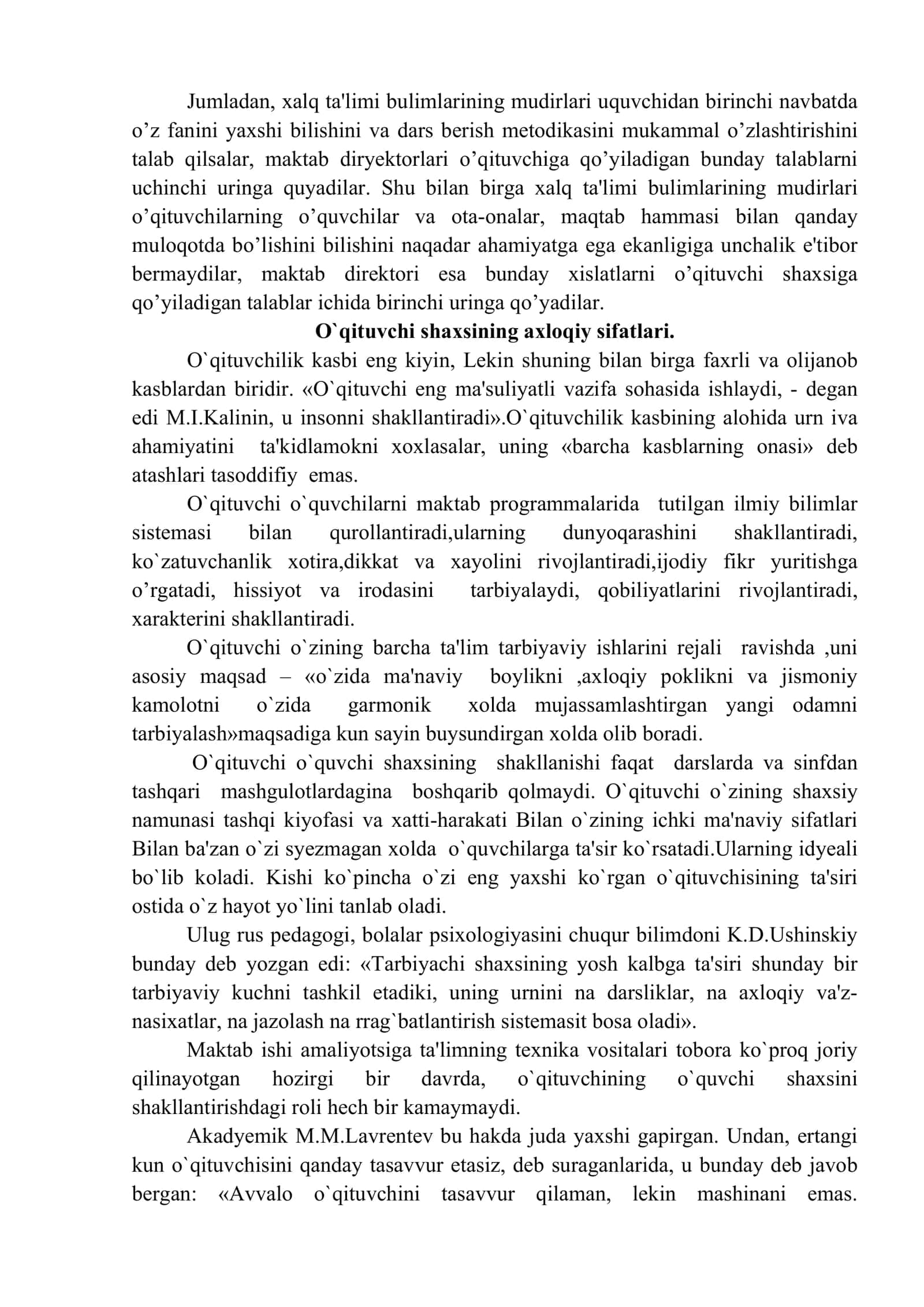 O‘QITUVCHI PSIXOLOGIYASI 3