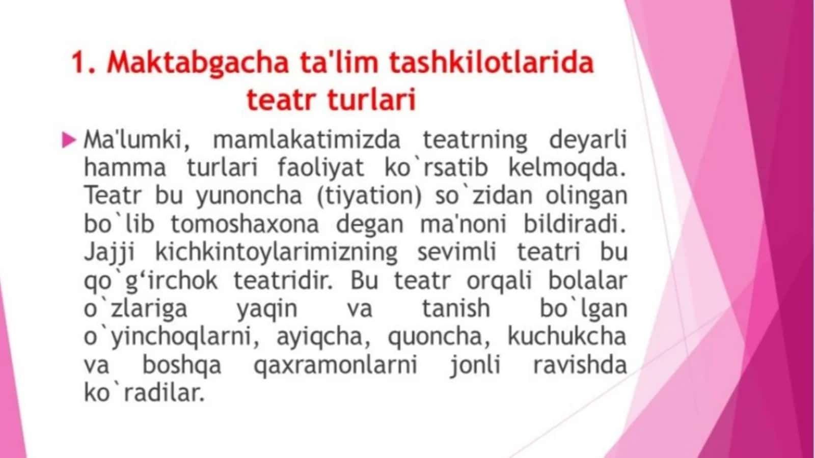 QO’G’IRCHOQ TEATR TURLARI VA PAYDO BO’LISH TARIXI 3