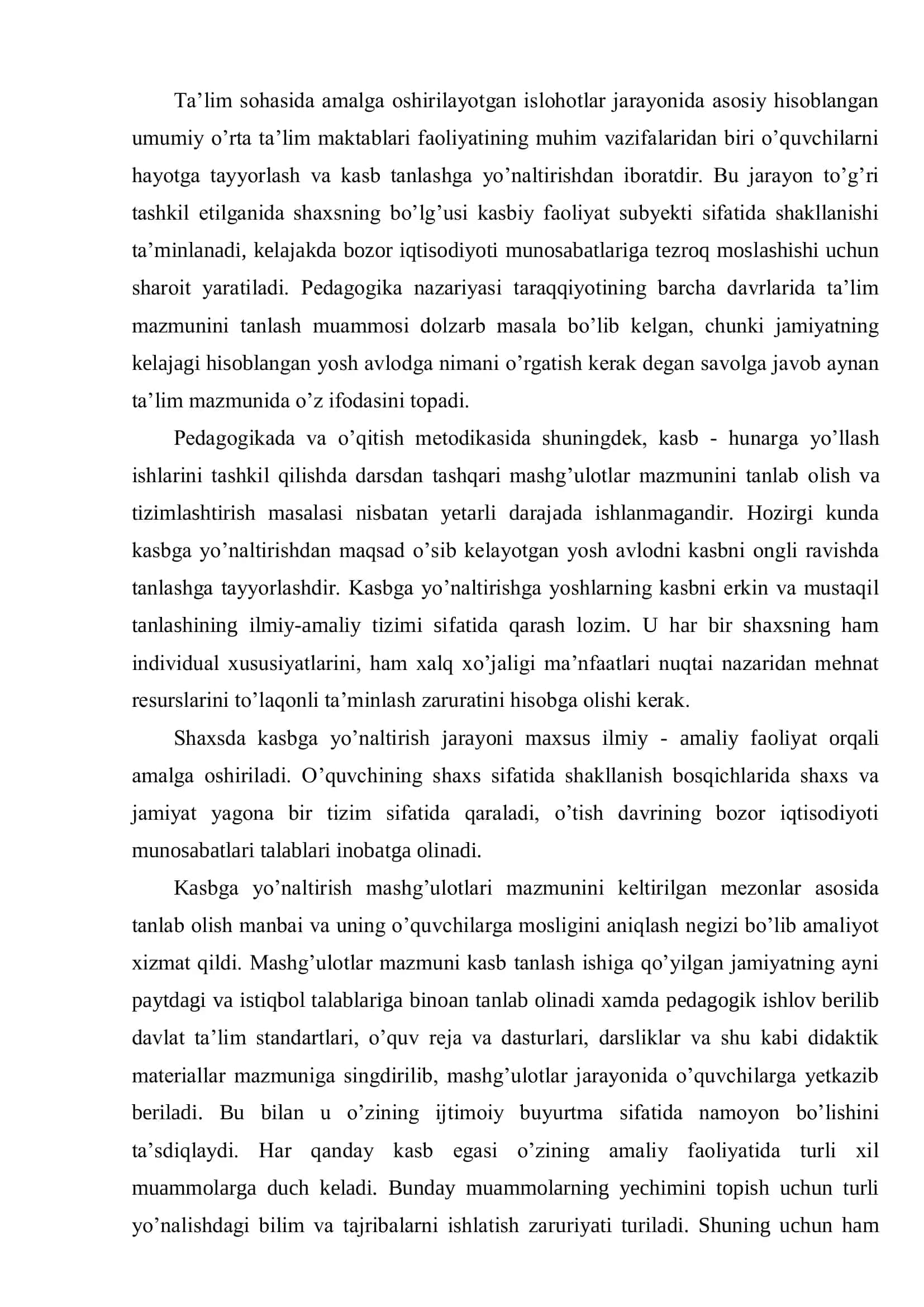 Mehnat ta’limi yo’nalishi 3