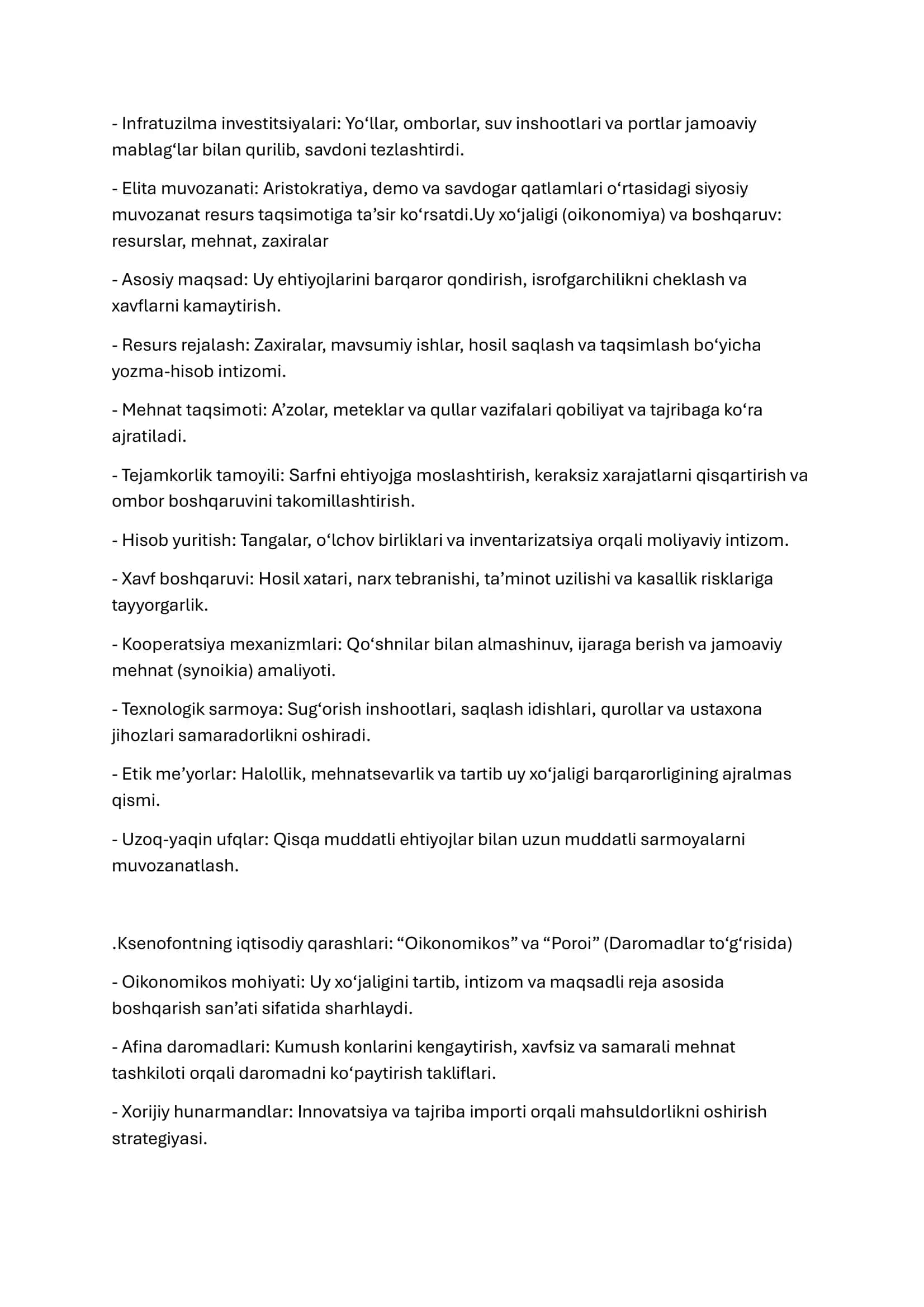 Qadimgi Yunonistondagi Iqtisodiy Fikrlar 3