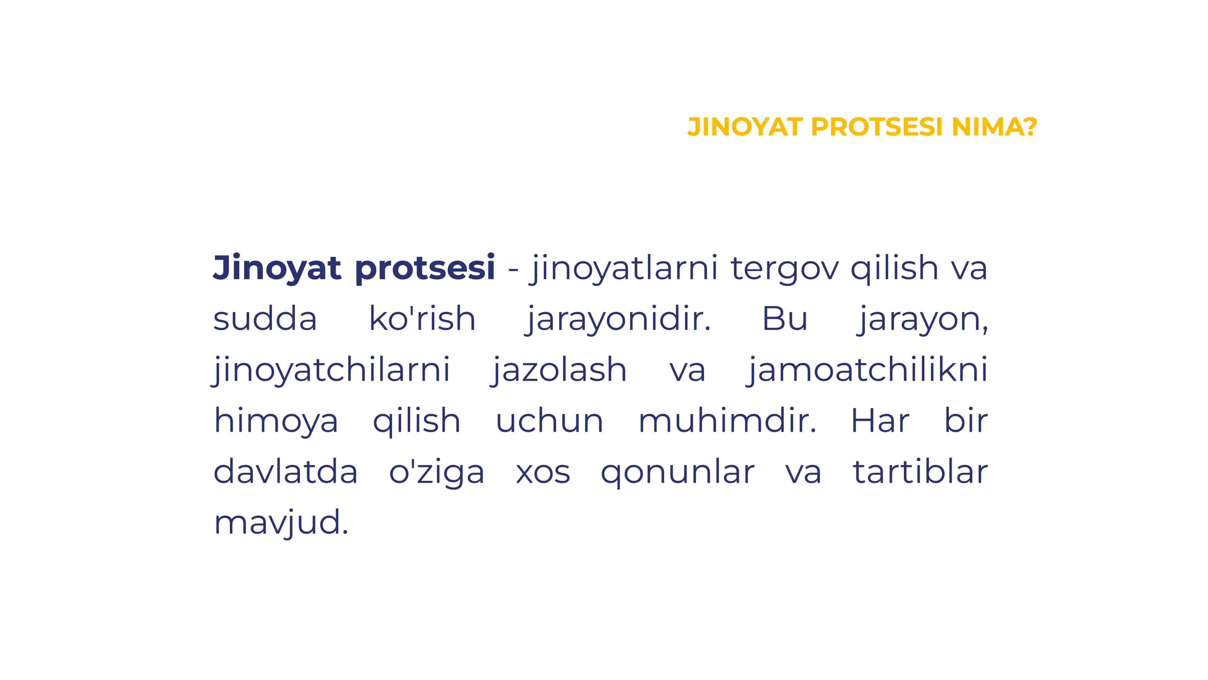 Jinoyat protsesi prinsiplari tushunchasi 3