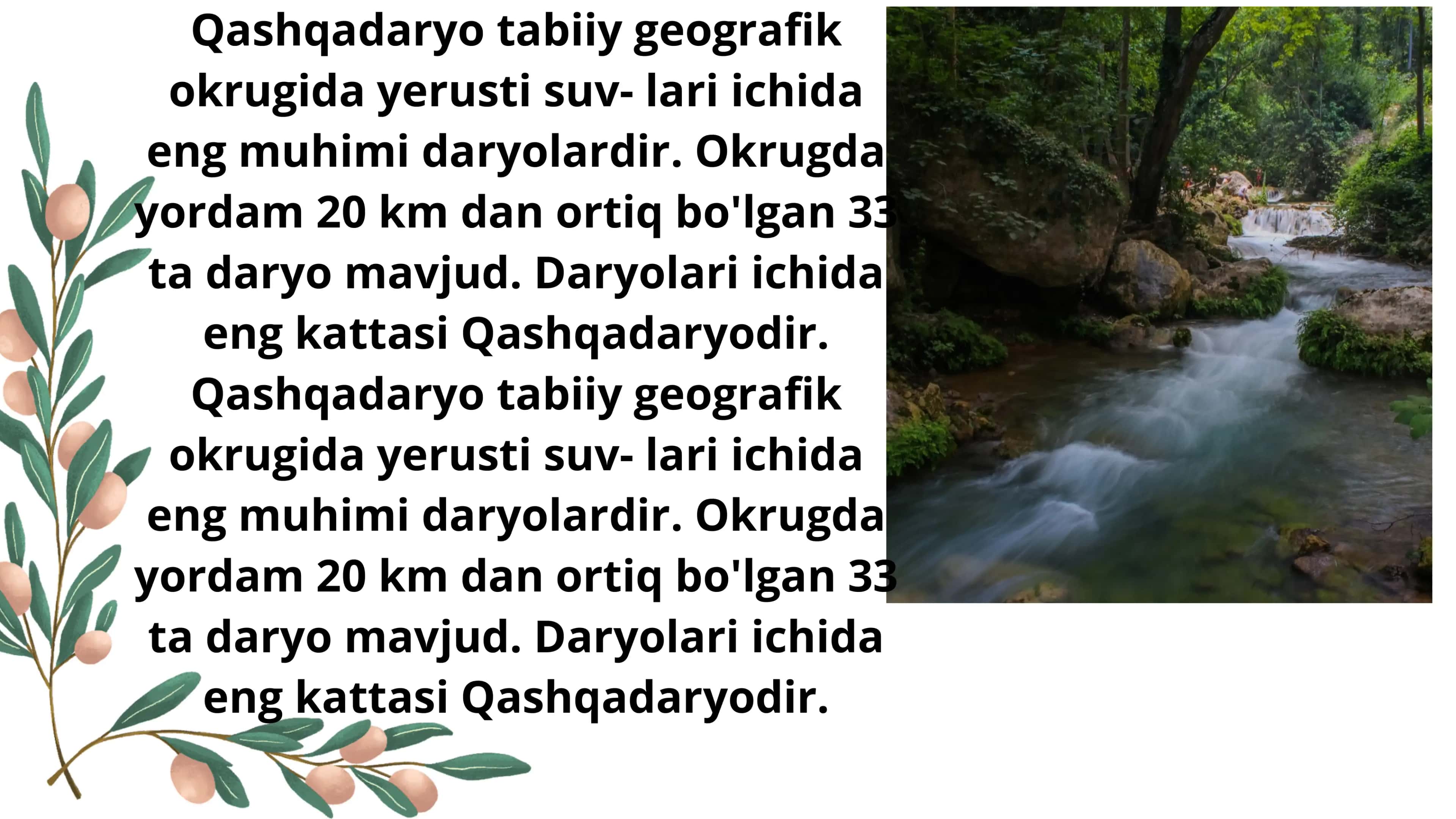 Qashqadaryo okrugining ichki suvlari 3