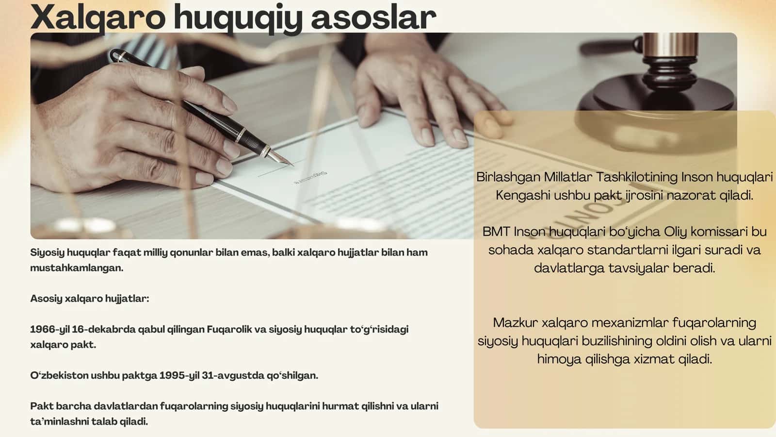 Siyosiy huquqlar tushunchasi 3